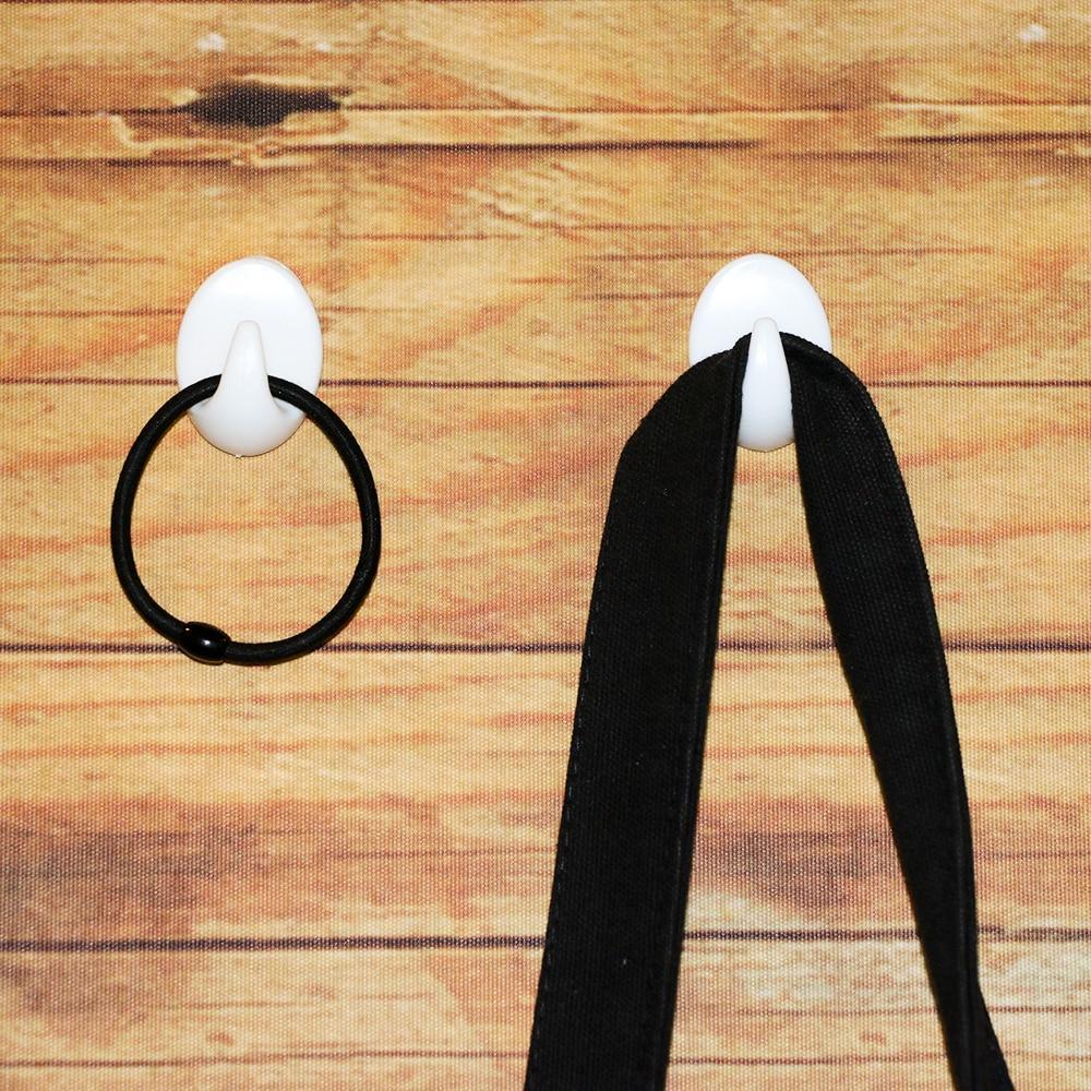 1707 Self Adhesive Plastic Wall Hook (Pack of 12)
