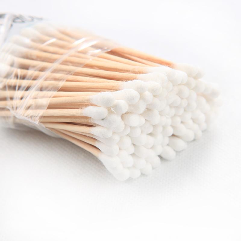 1466 Cotton Swabs With Wooden Sticks Biodegradable Cotton Buds - SkyShopy