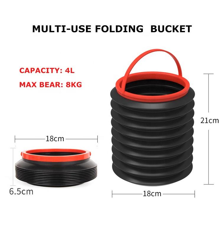 1469 Collapsible Car Dustbin Pop Up Trash Can Foldable Waste Bin Garbage - SkyShopy