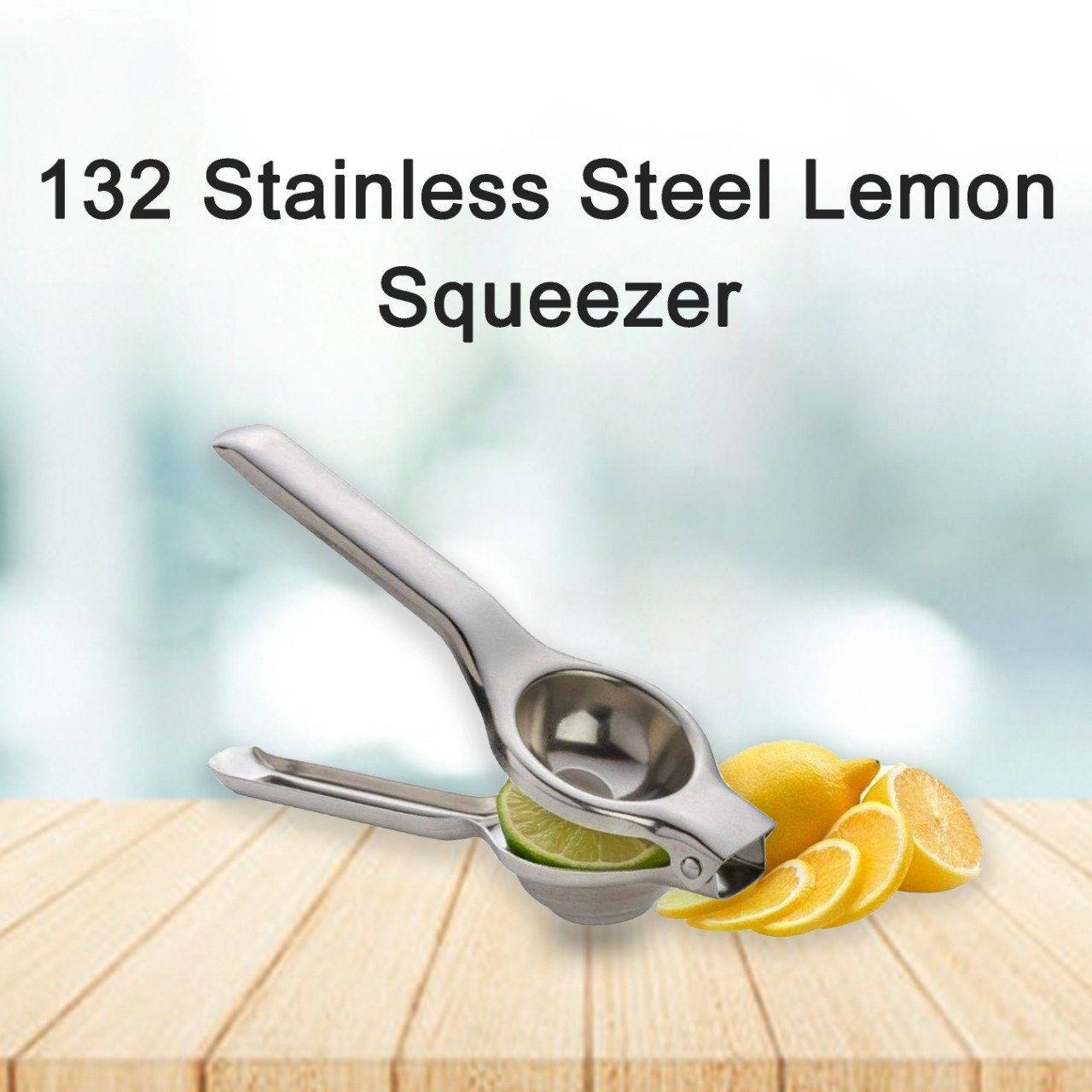 0132 Stainless Steel Lemon Squeezer - SkyShopy