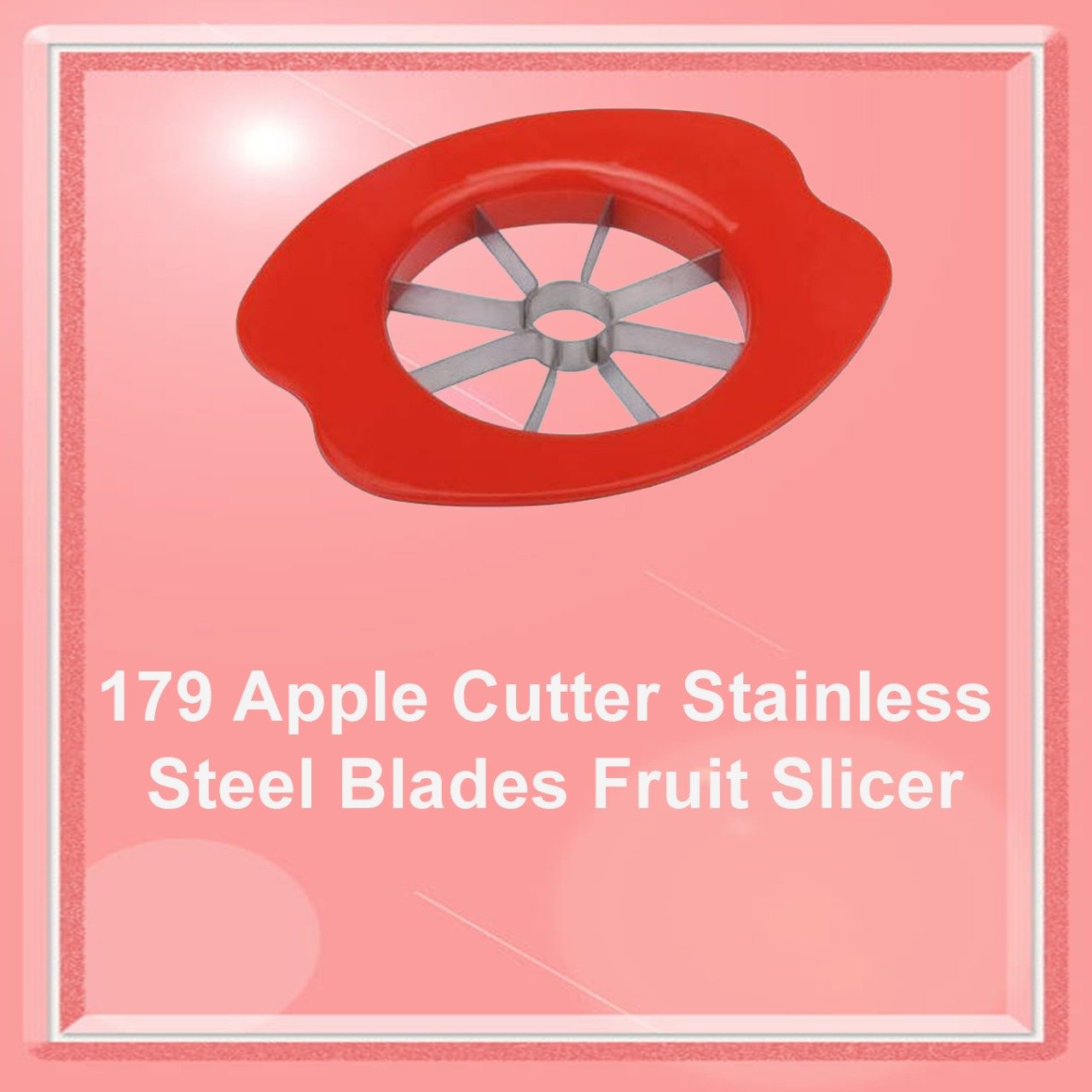0179 Apple Cutter Stainless Steel Blades Fruit Slicer - SkyShopy