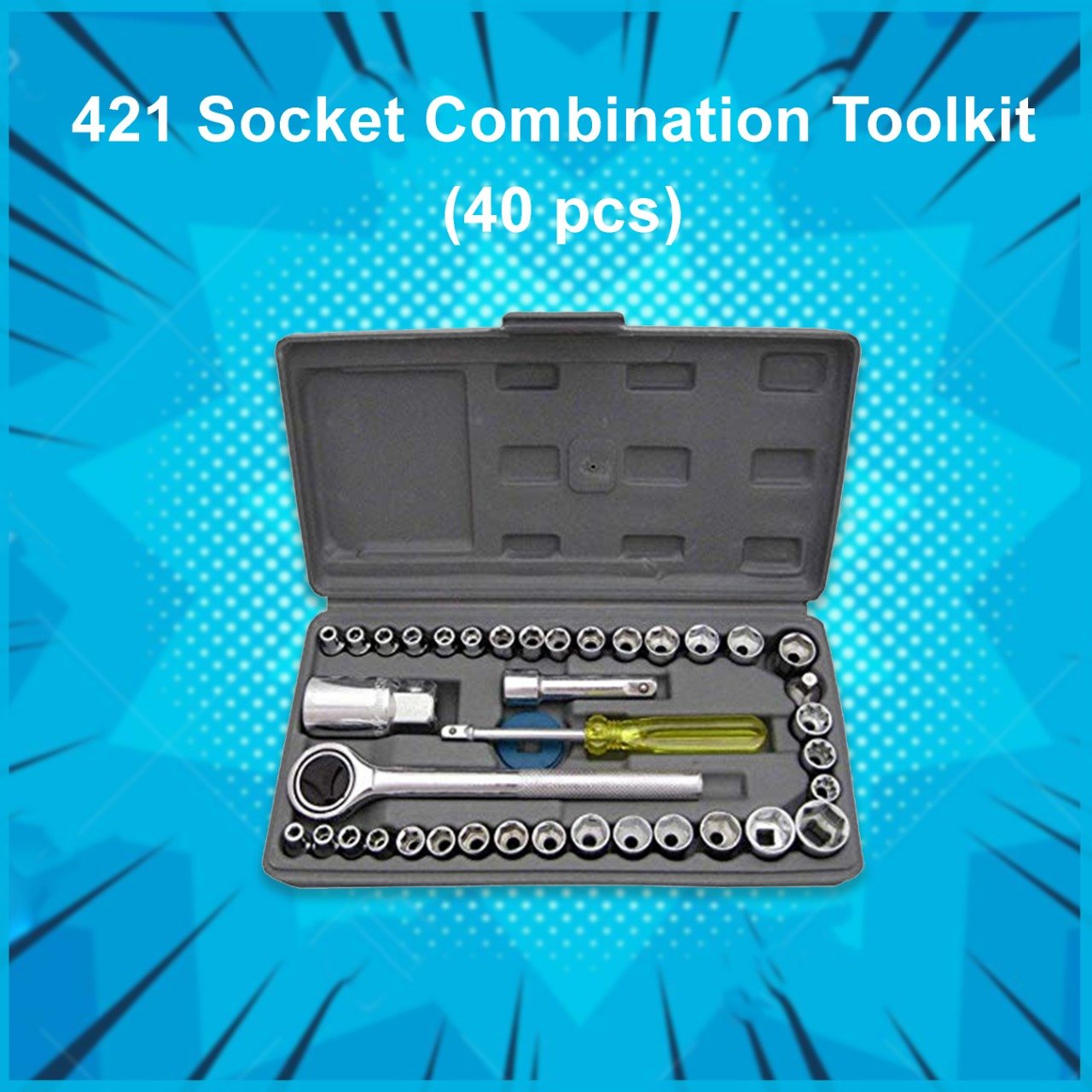 0421 Socket Combination Toolkit (40 pcs) - SkyShopy