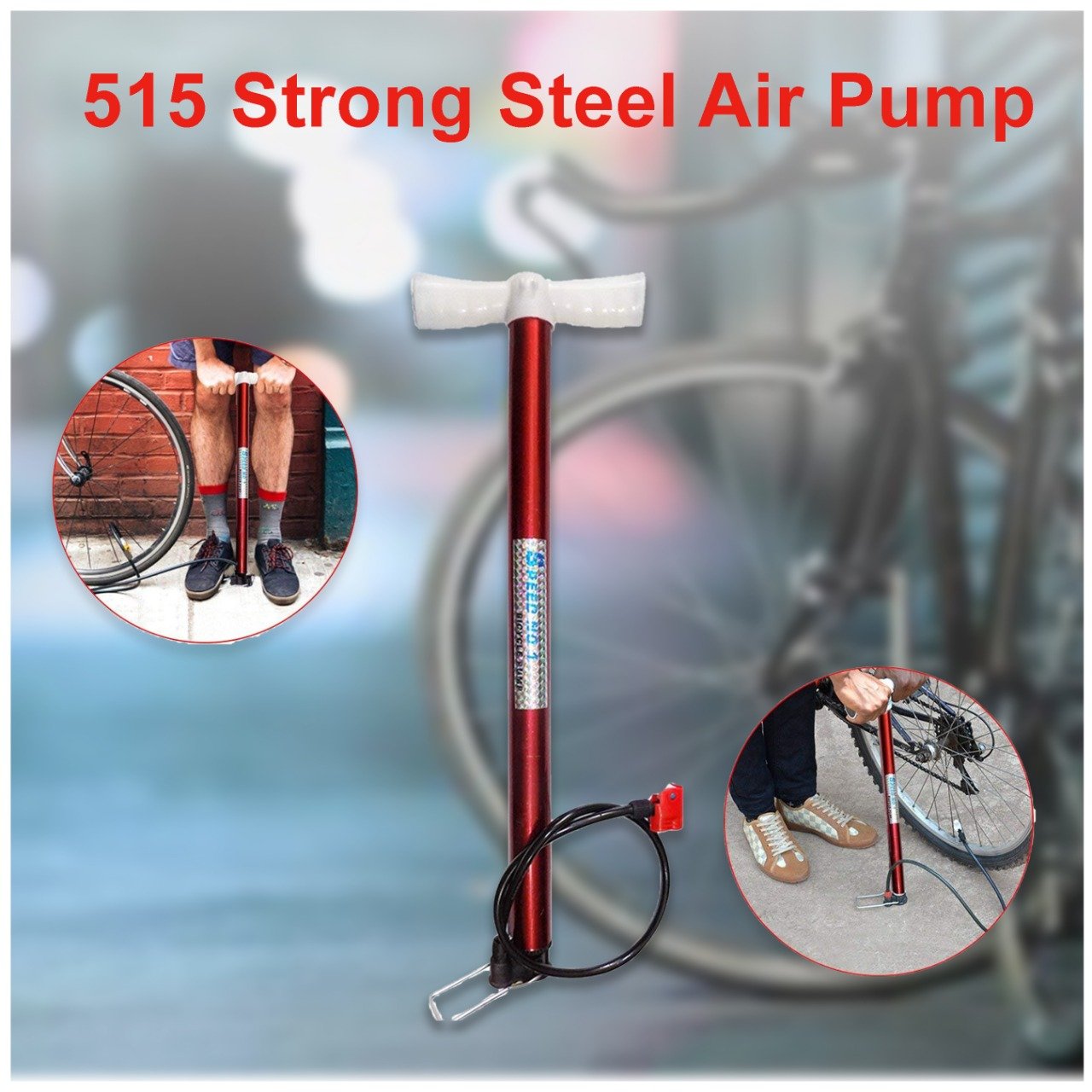 0515 Strong Steel Air Pump - SkyShopy