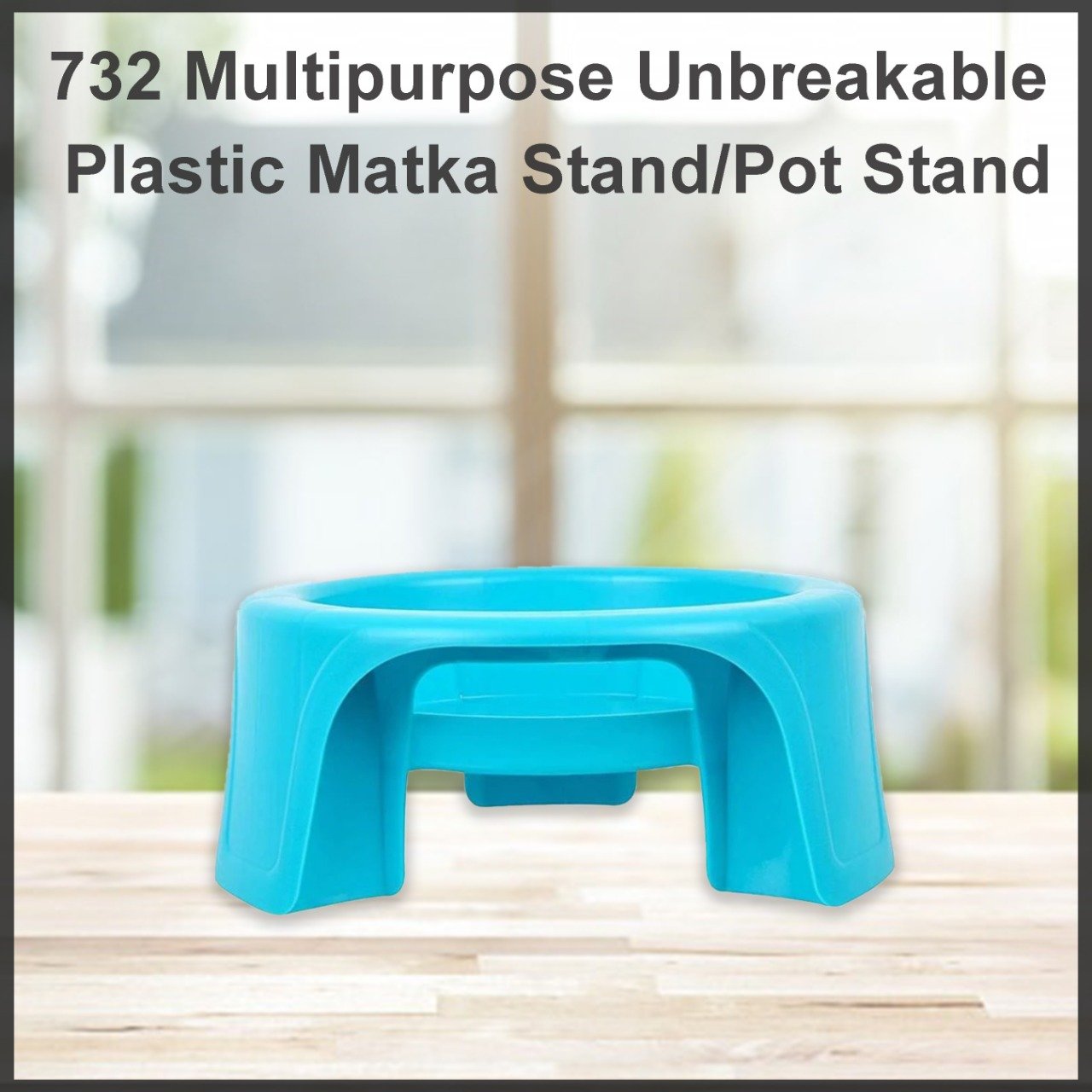 0732 Multipurpose Unbreakable Plastic Matka Stand/Pot Stand - SkyShopy