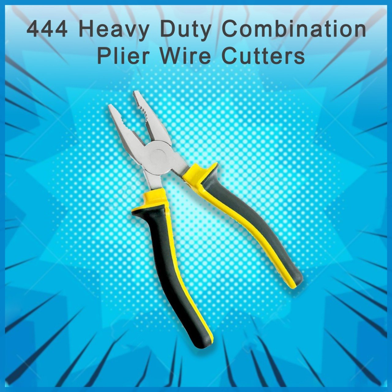 0444 Heavy Duty Combination Plier Wire Cutters - SkyShopy