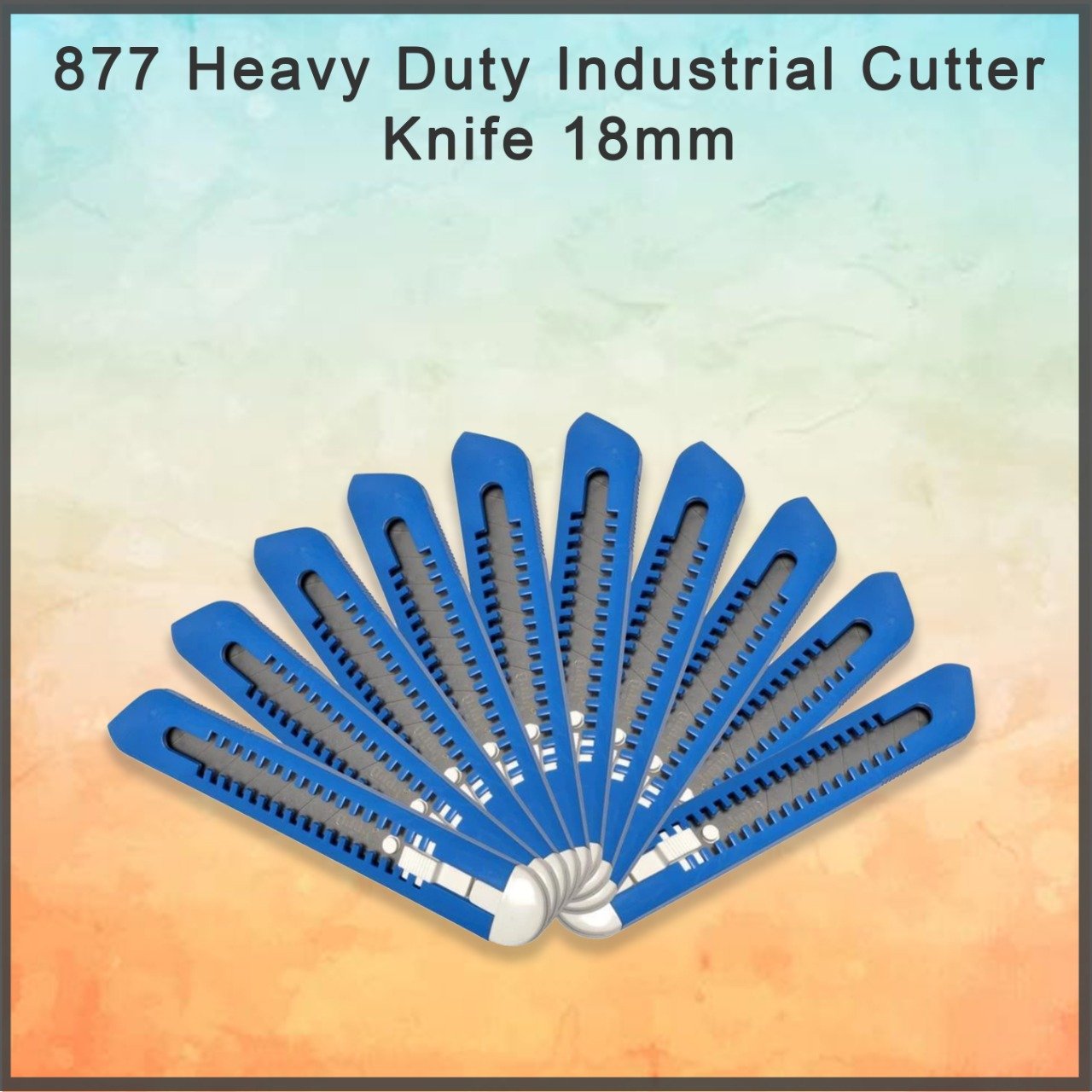 0877 Heavy Duty Industrial Cutter Knife 18mm - SkyShopy