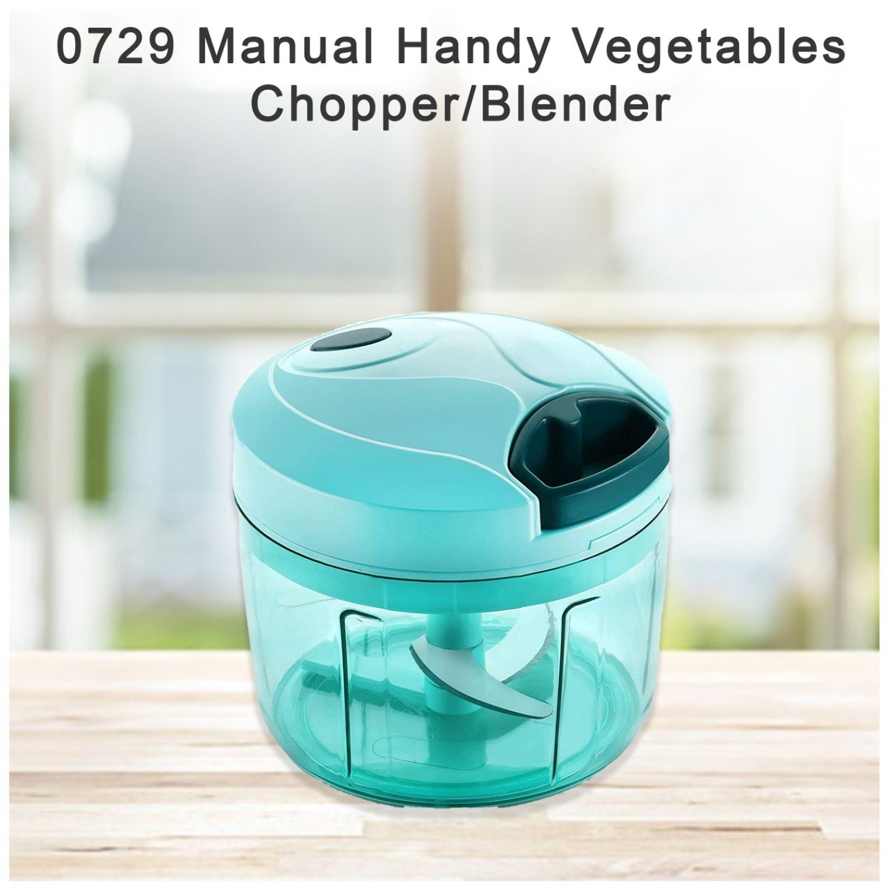 0729 Manual Handy Vegetables Chopper/Blender- 725 ml - SkyShopy