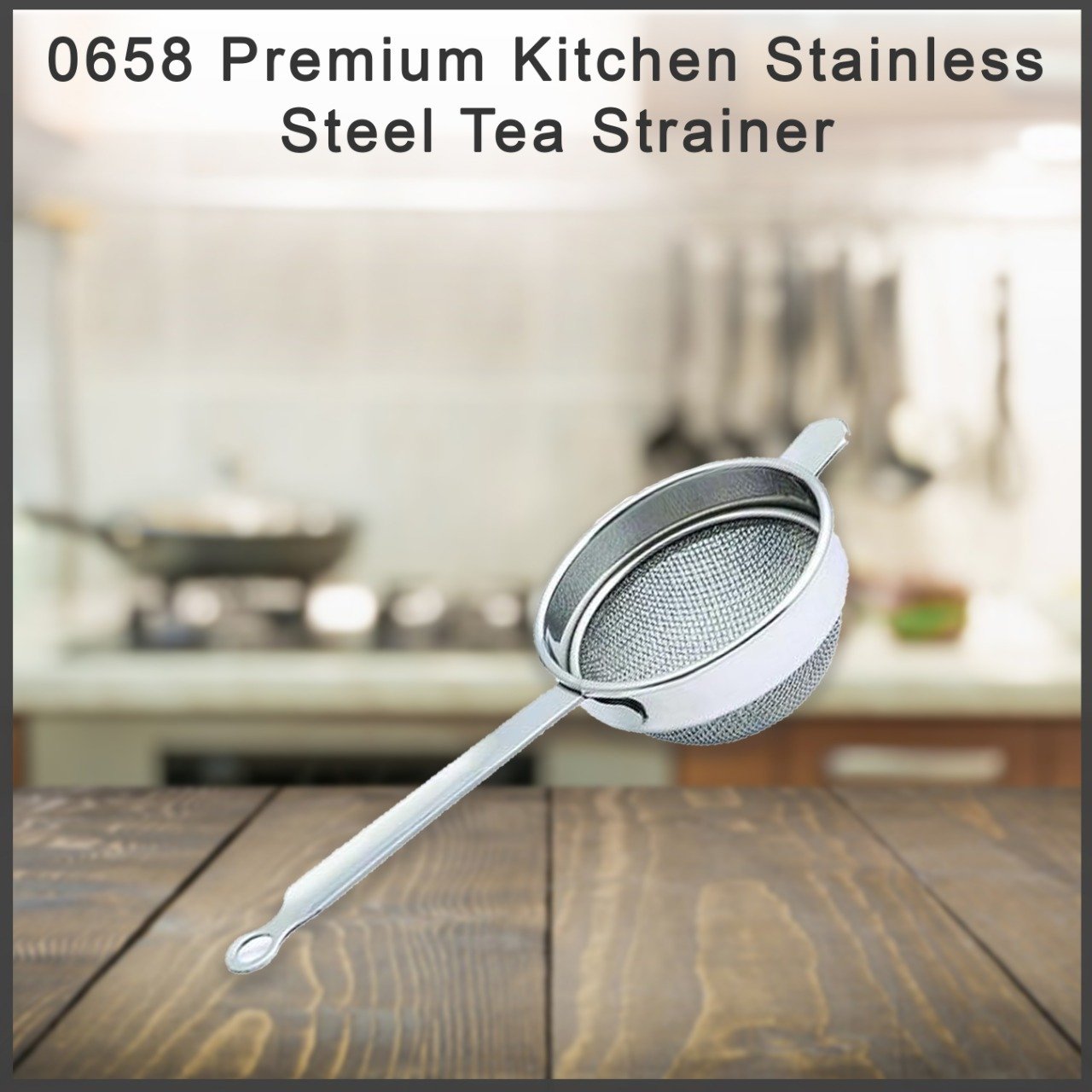 0658 Premium Kitchen Stainless Steel Tea Strainer - SkyShopy