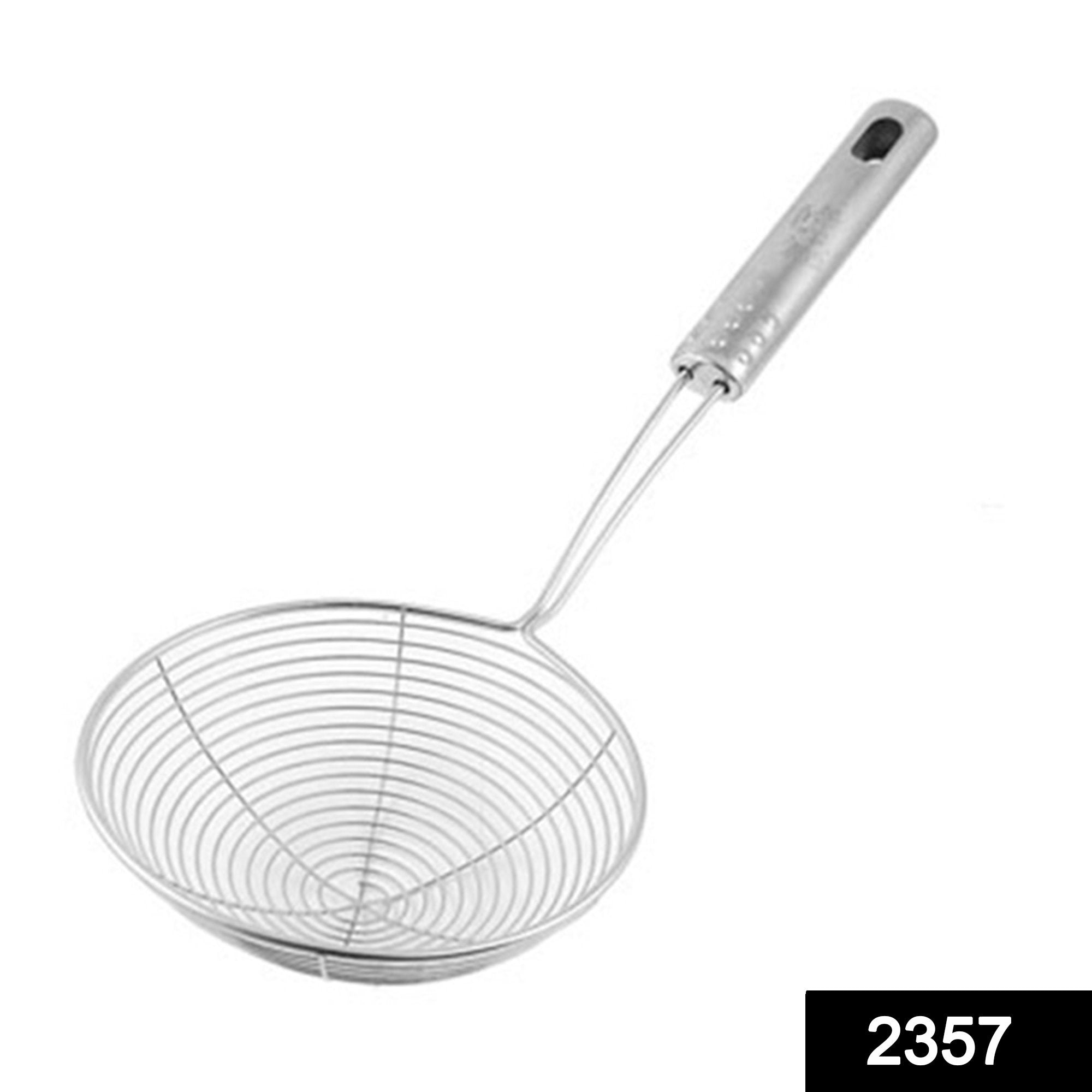 2357 Round Stainless Steel Deep Fry /Mesh Strainer - SkyShopy