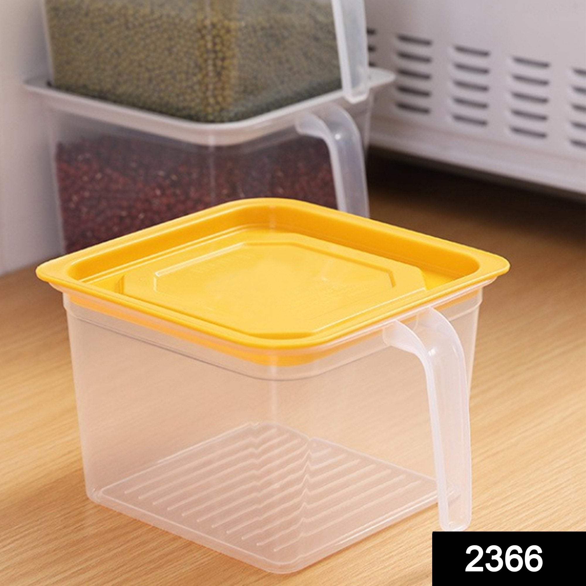 2366 Square Food Storage Containers With Handle (1 PC) - SkyShopy