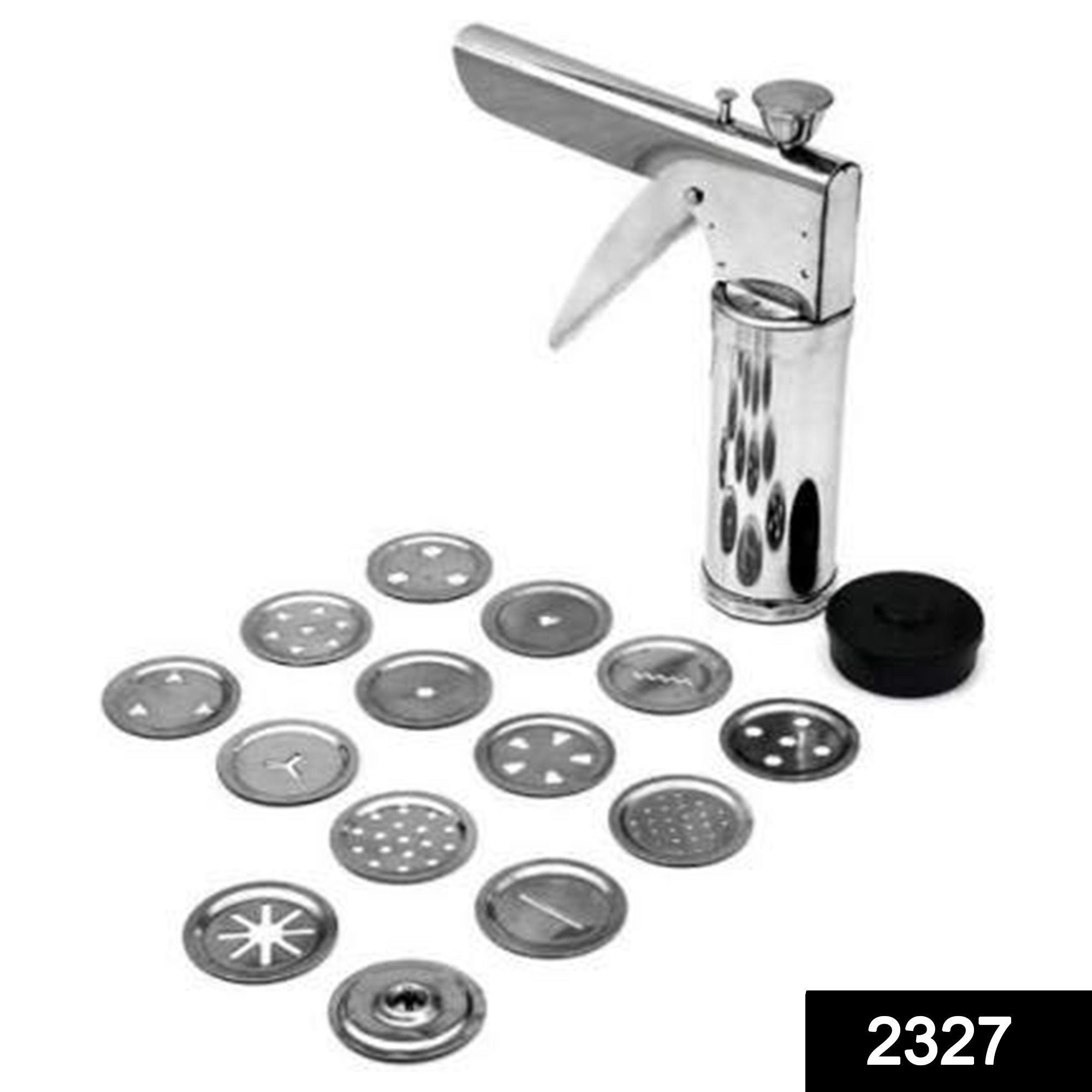 2327 15 in 1 Stainless Steel Kitchen Press with Different Parts - SkyShopy