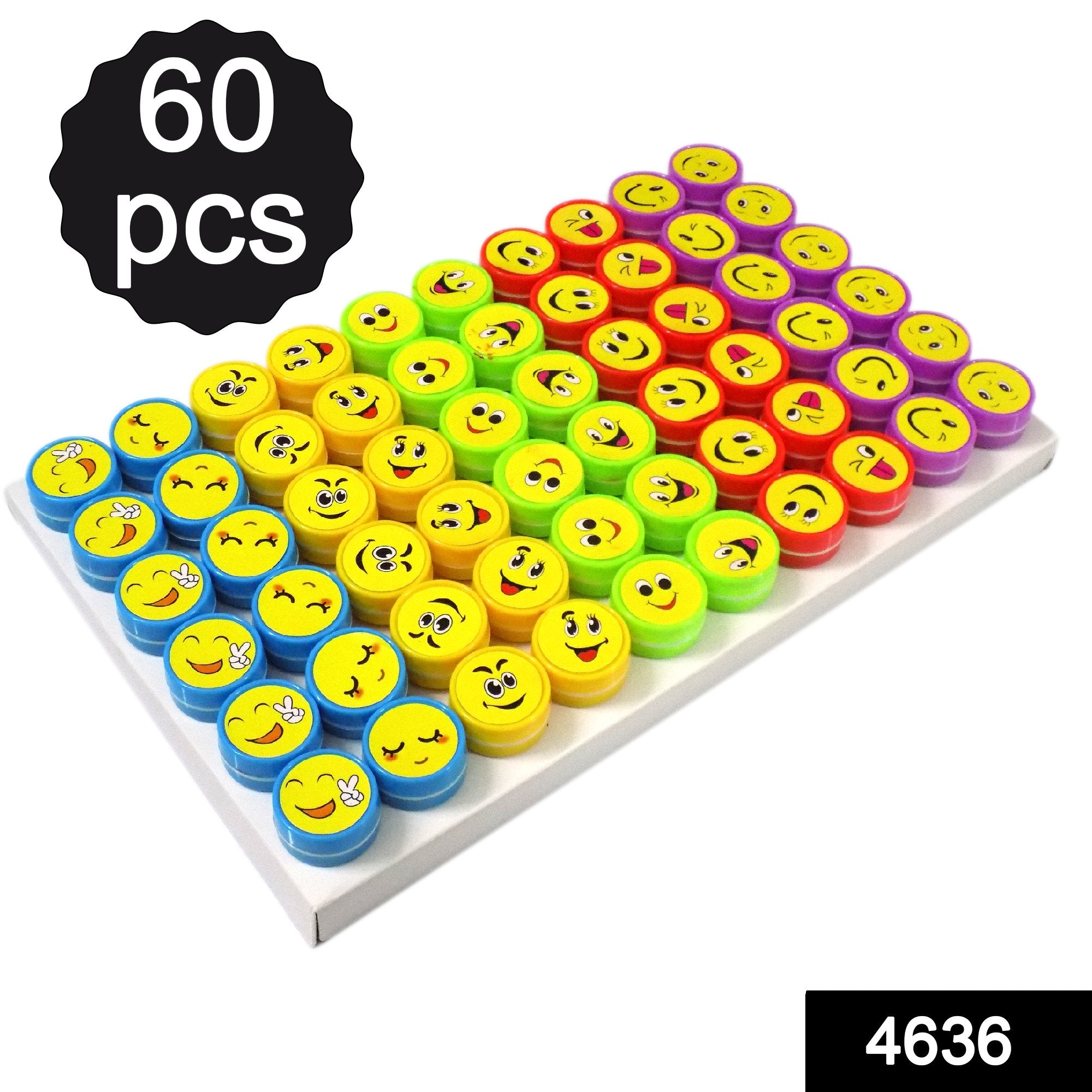 4636 60 piece stamps for kids reward pencil top stamp gift - SkyShopy