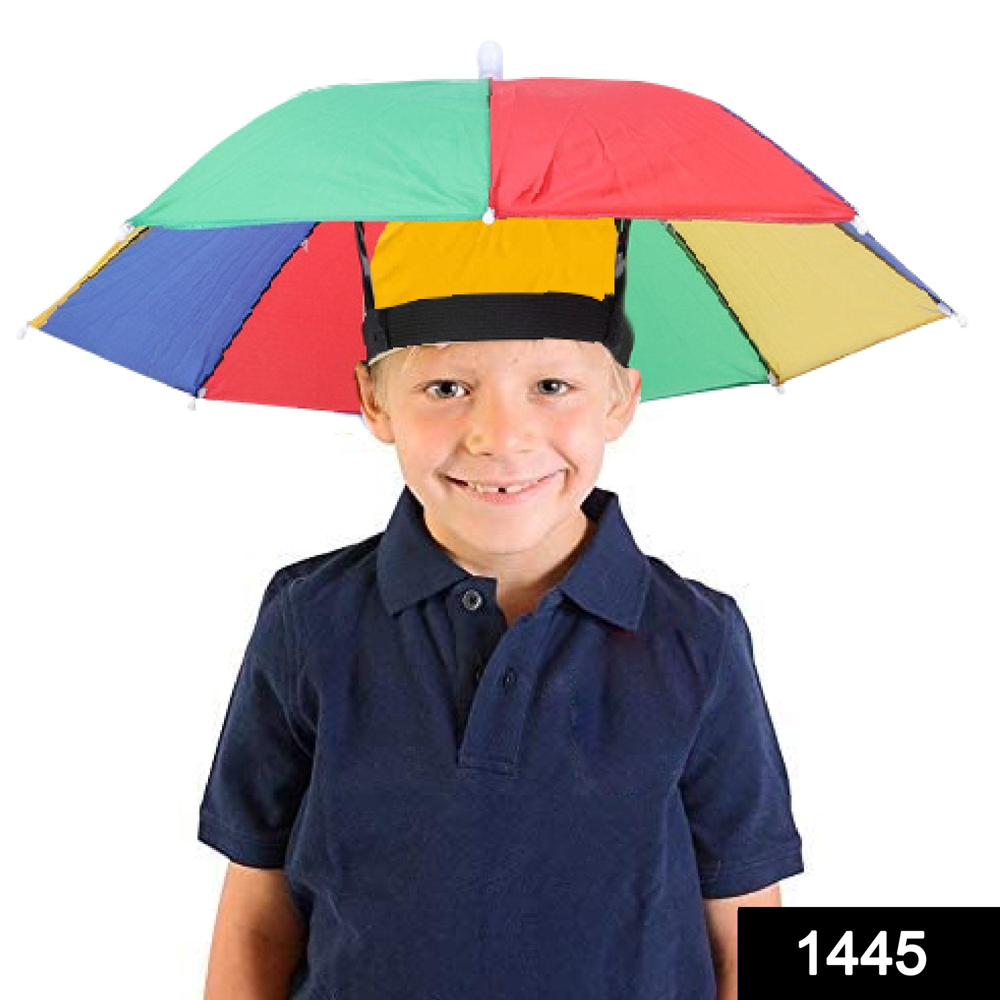 1445 Hands Free Umbrella Hat to Protect from Sun & Rain - SkyShopy