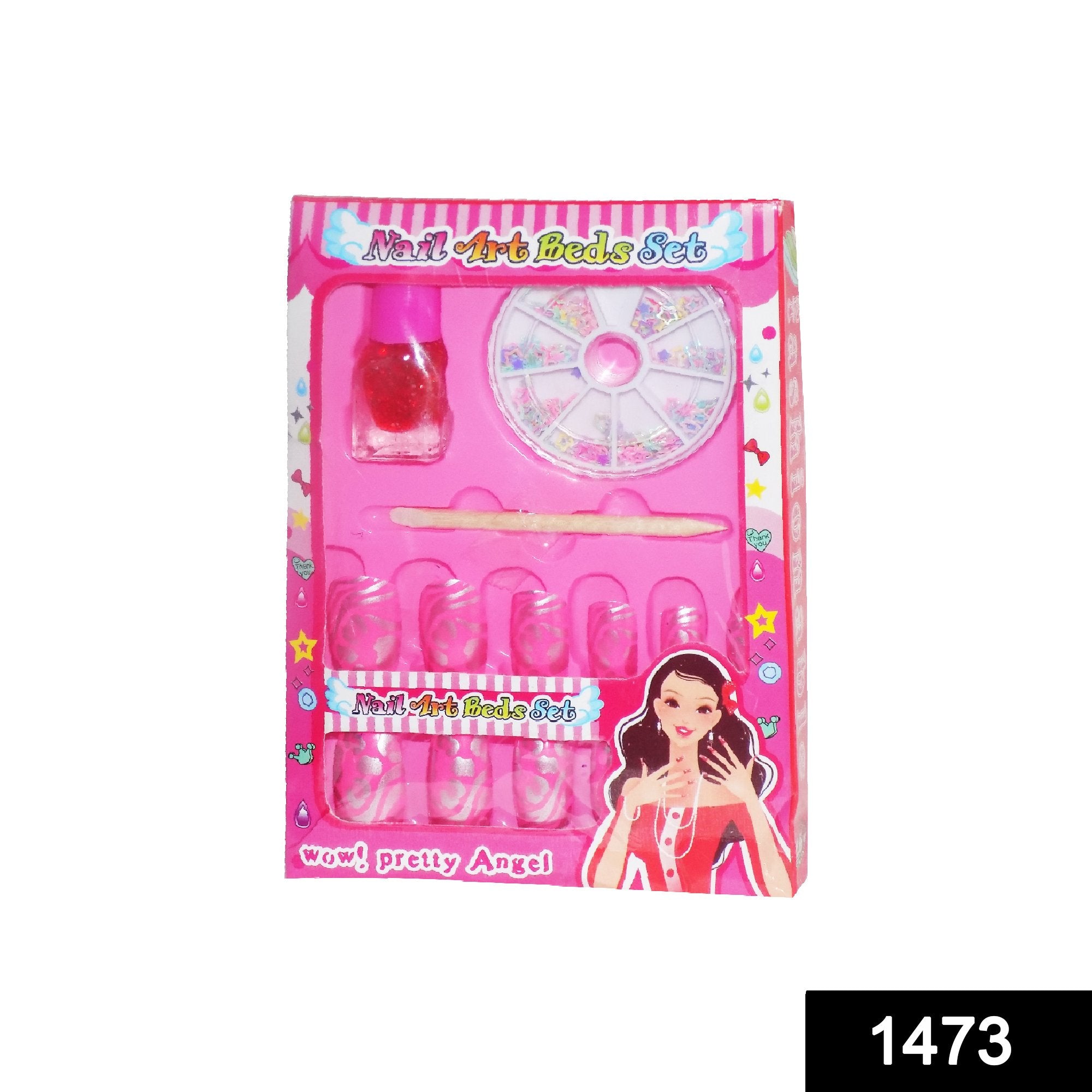 1473 Nail Art Studio Manicure Set for Girls (Pack of 15) - SkyShopy