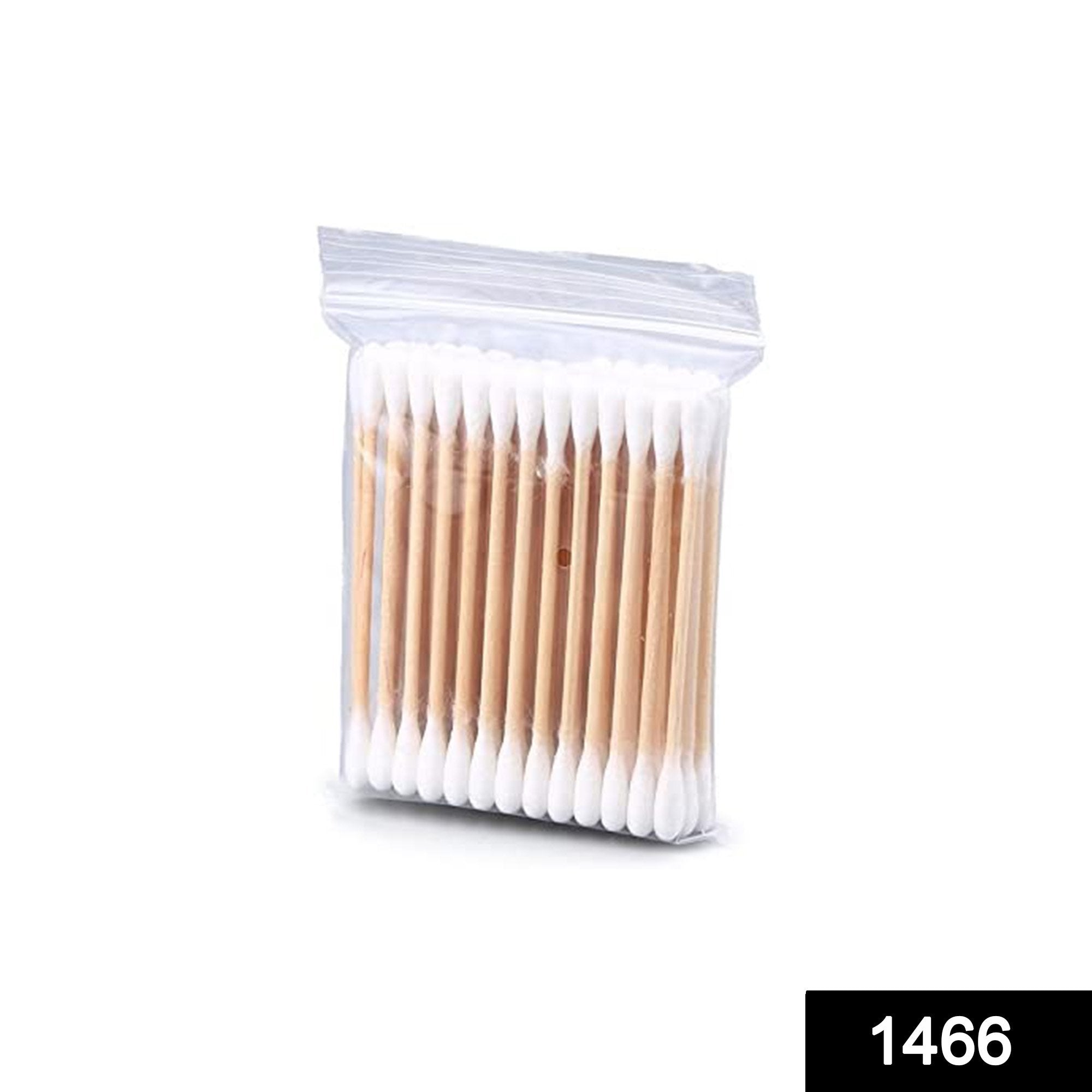 1466 Cotton Swabs With Wooden Sticks Biodegradable Cotton Buds - SkyShopy