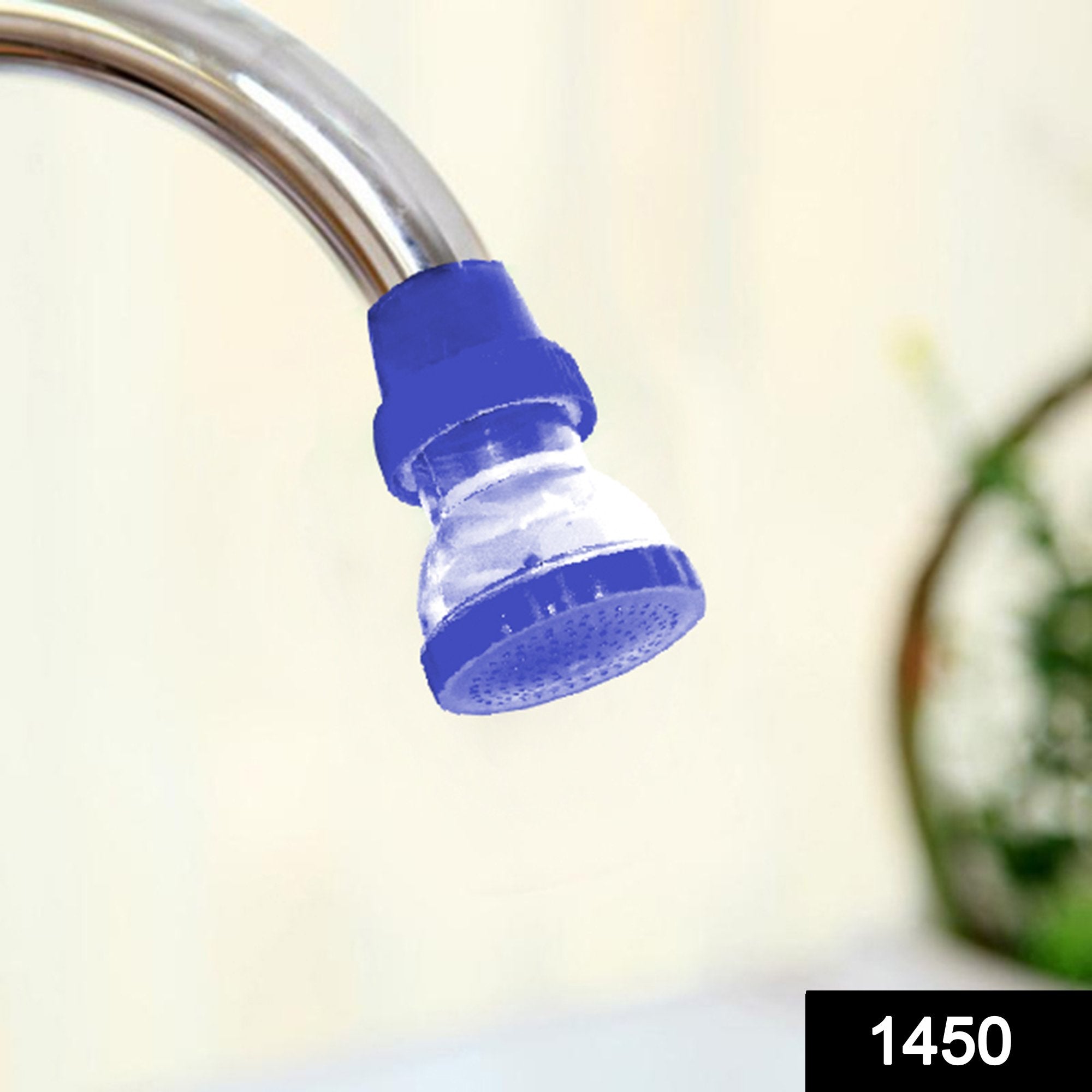 1450 Small Plastic 360-Degree Shower Head Faucet - SkyShopy