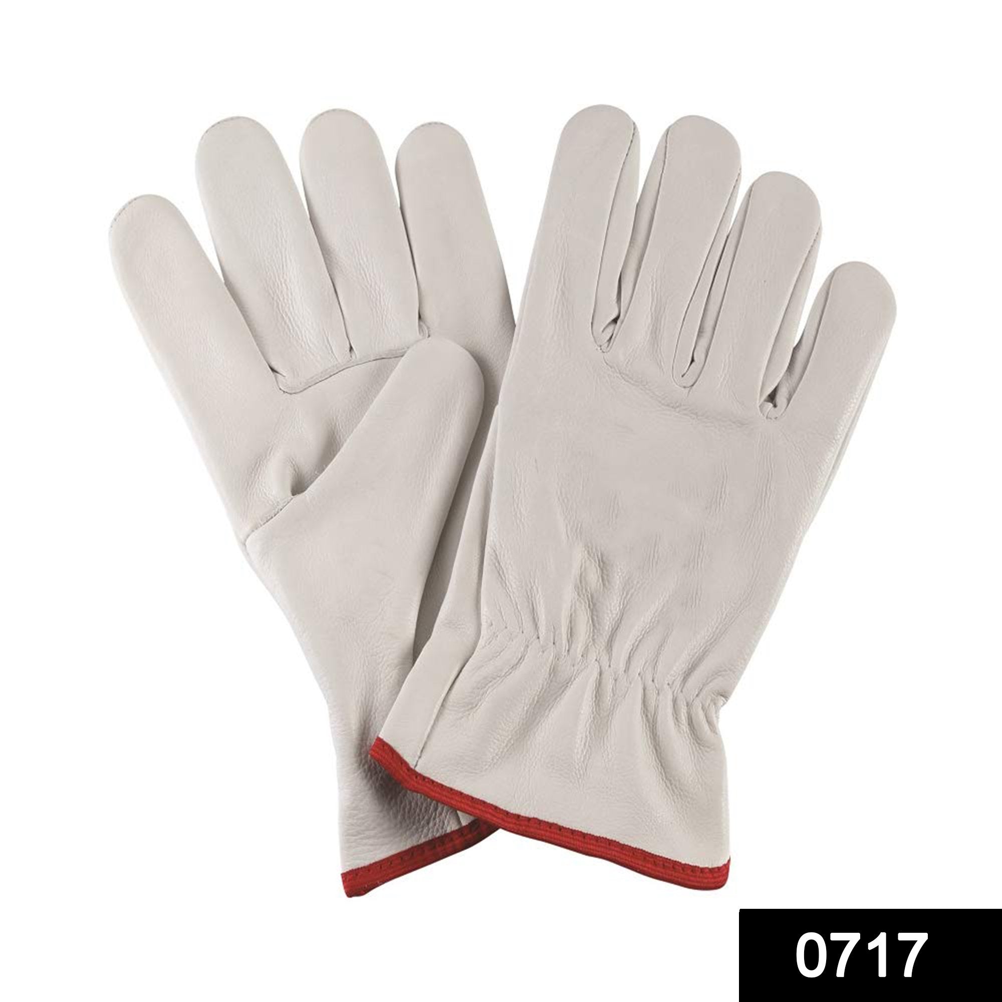 0717 Hand Gloves Leather Split 1 Pair - SkyShopy