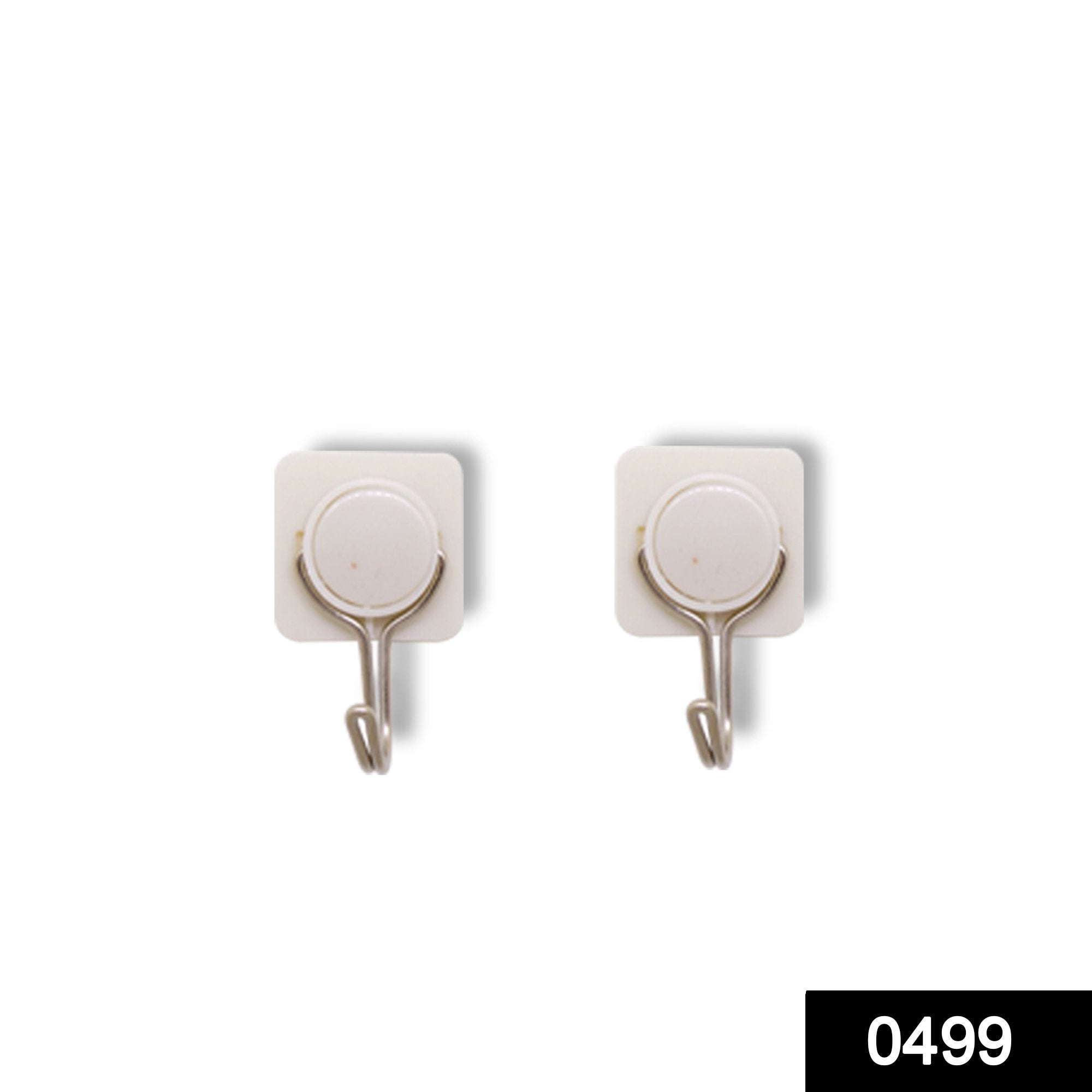 0499 Multipurpose Strong Small Stainless Steel Adhesive Wall Hooks - SkyShopy