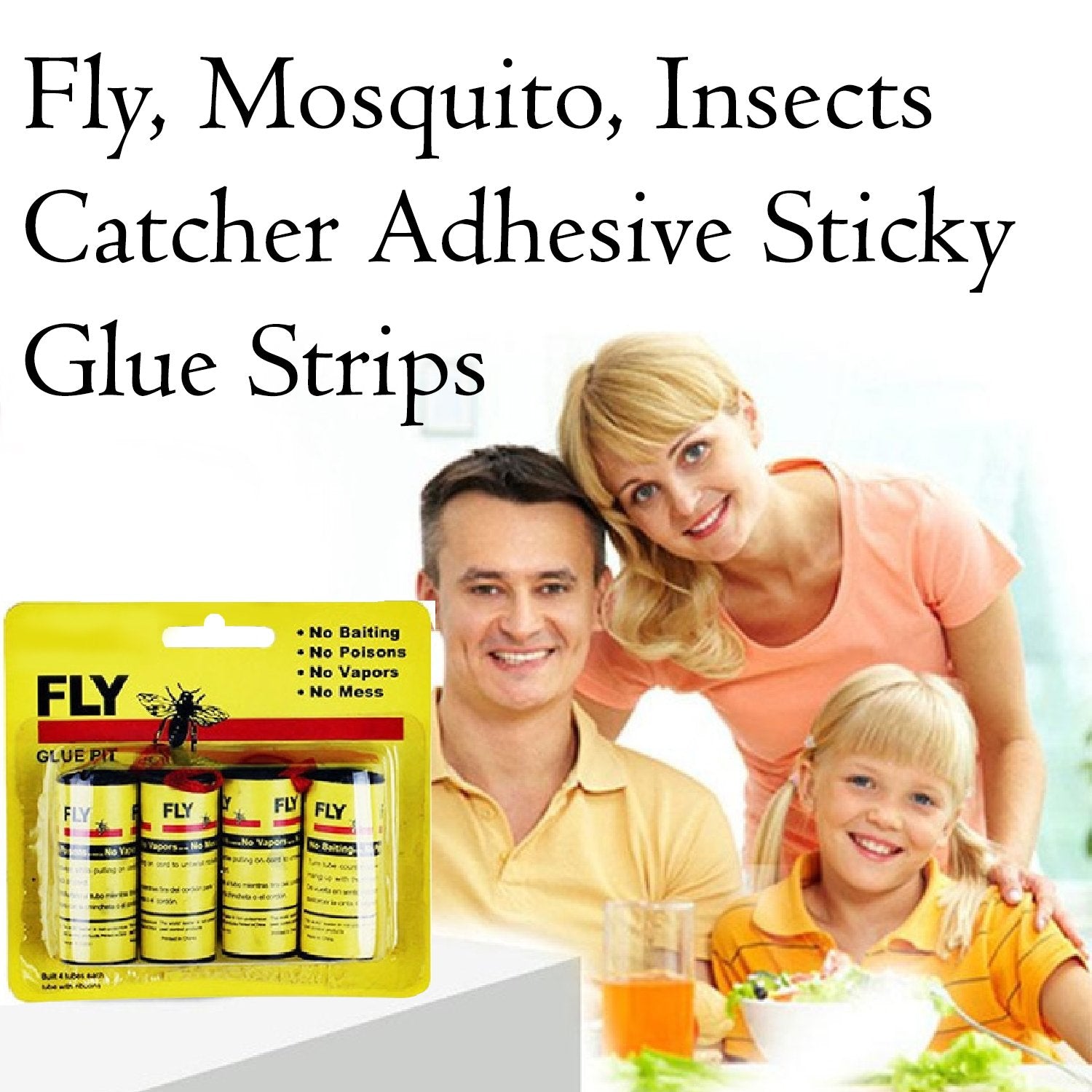 1474 Fly, Mosquito, Insects Catcher Adhesive Sticky Glue Strips - SkyShopy