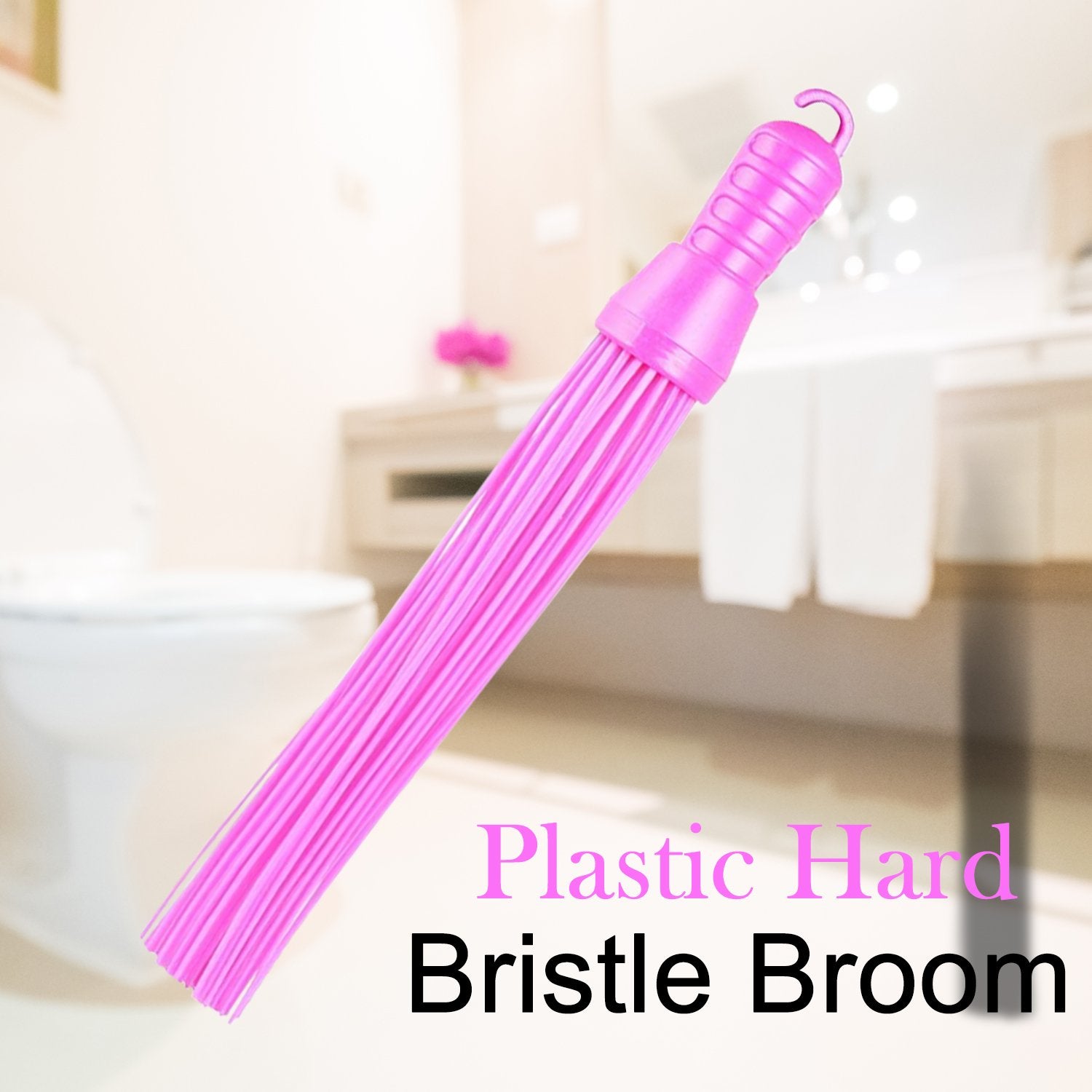 1496 Plastic Hard Bristle Broom - SkyShoppy