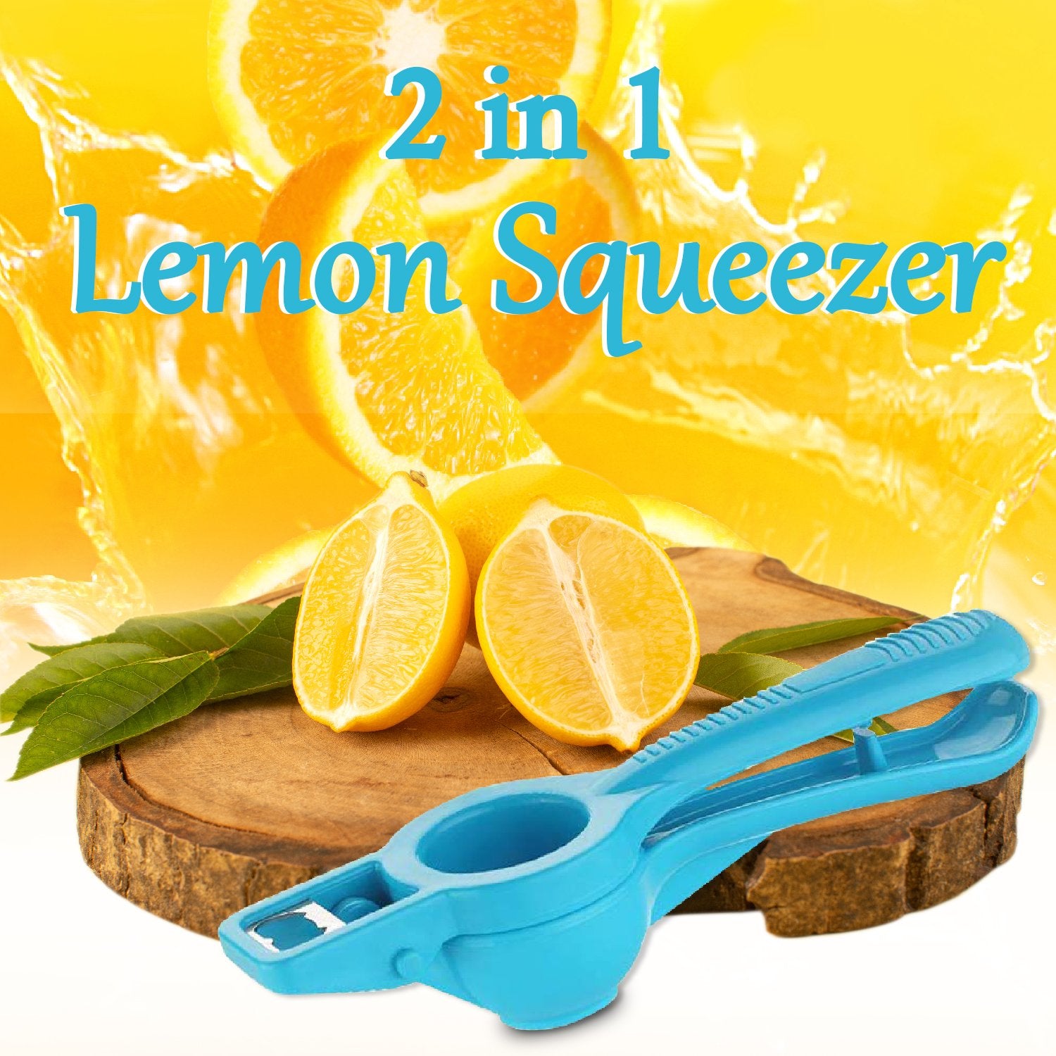2176 Lemon Squeezer With Opener - SkyShopy
