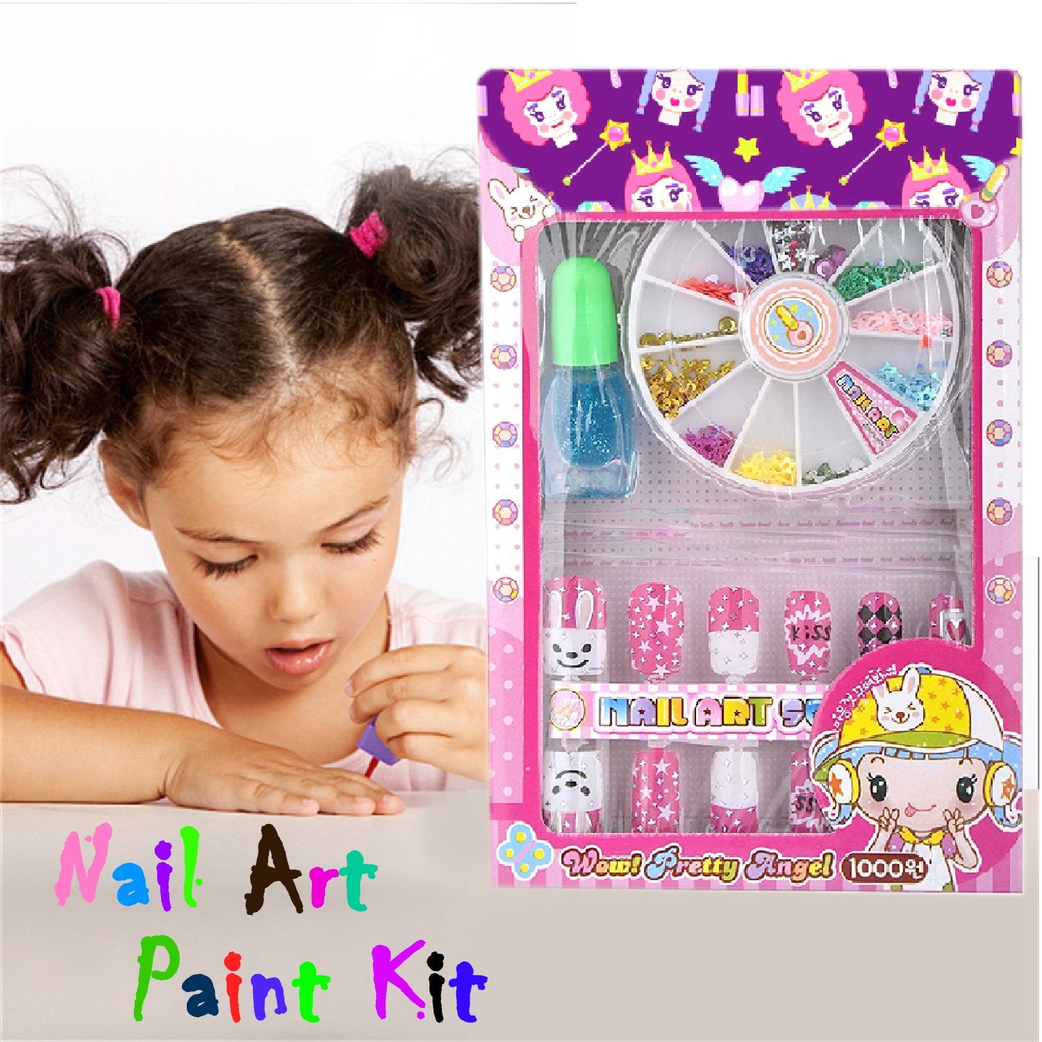 1457 Plastic Nail Art Paint Kit - SkyShopy