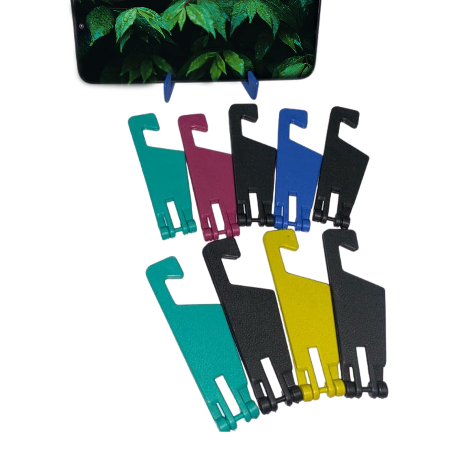 6094 V Shape Foldable Phone Stand Mobile (Pack of 10Pcs)