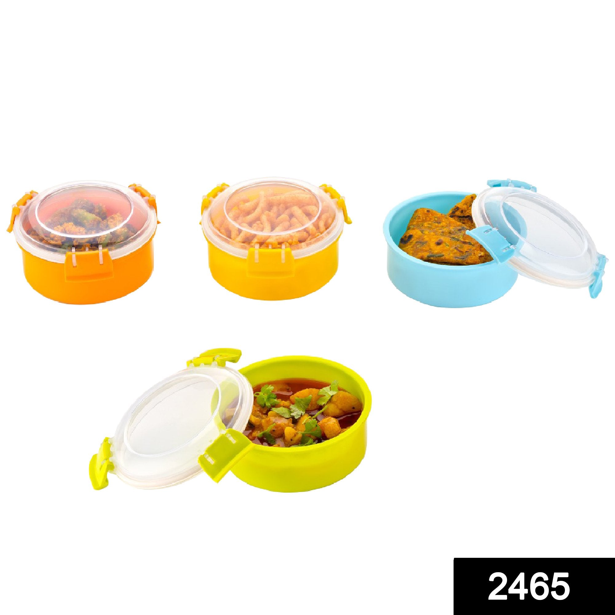 2465 Microwave Safe Containers Lunch Box Steel Dibbi, 300ml - SkyShopy