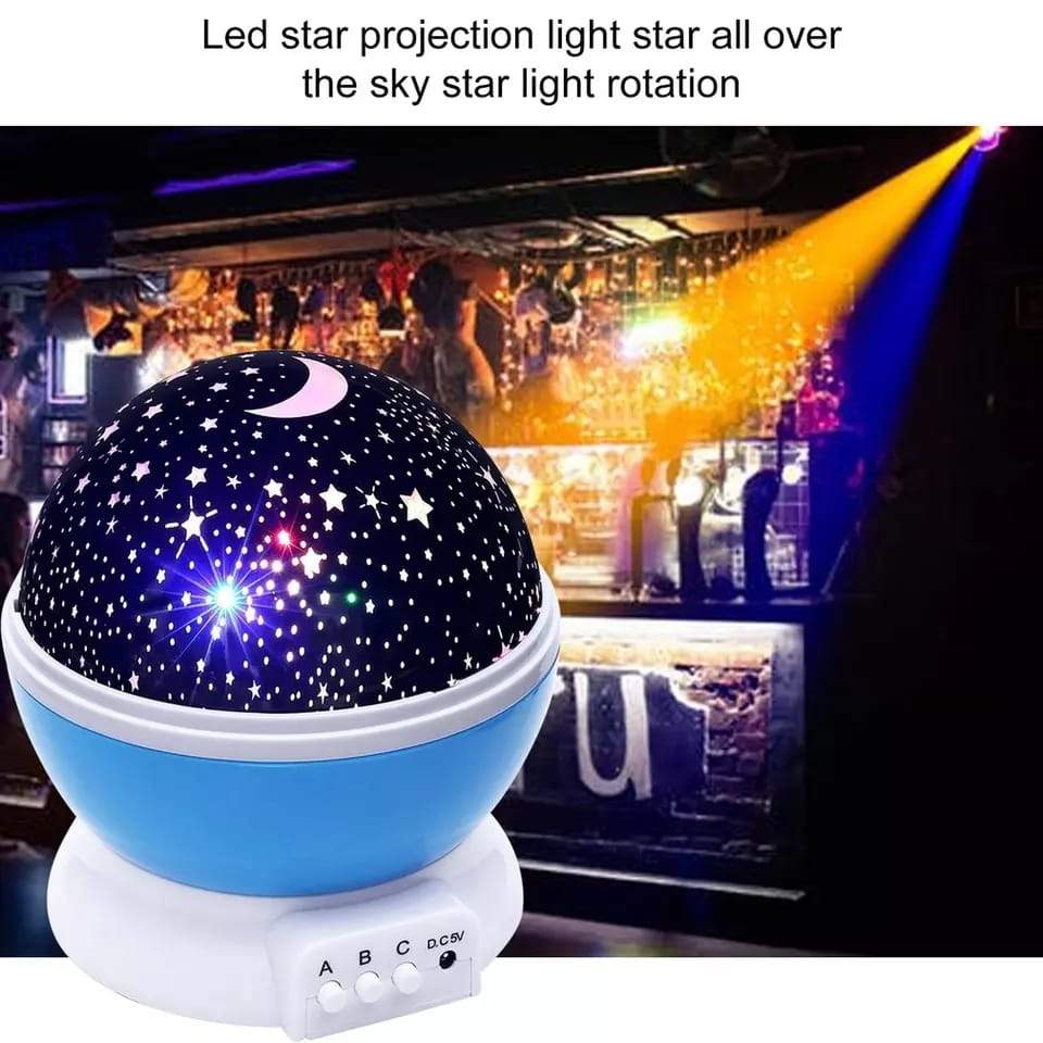 1234 Colour Changing Good Night Star Master Rotating Projection Night Lamp - SkyShopy