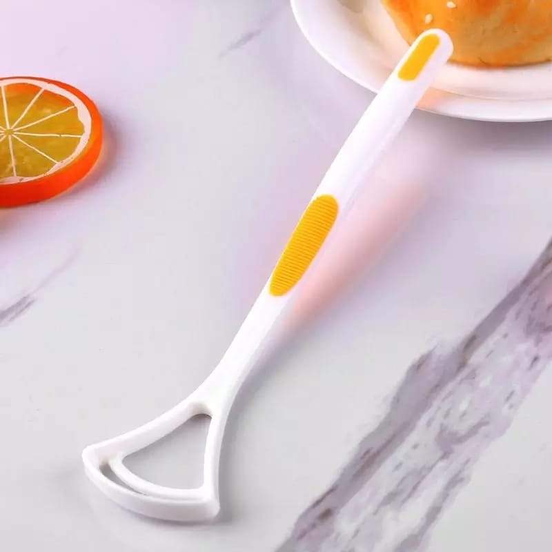 1235 New Hot Away Hand Scraper Fashion Tongue Cleaner Brush with Silica Handle - SkyShopy