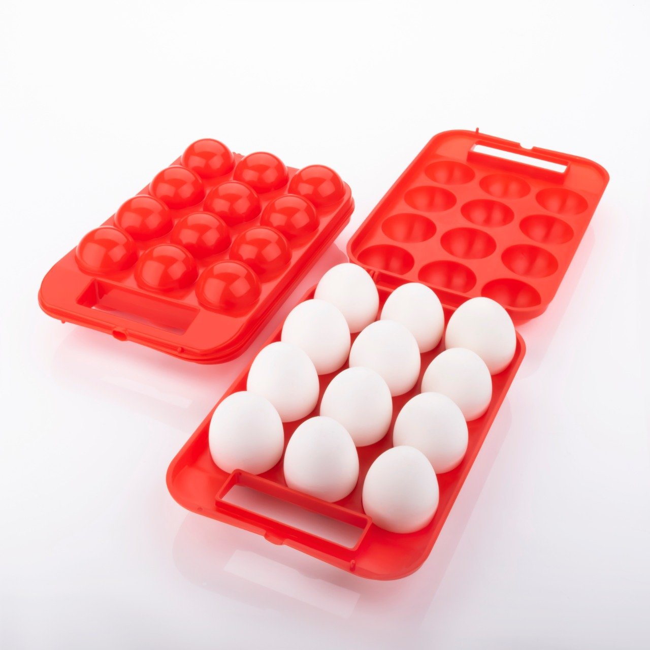 2171 Plastic Egg Carry Tray Holder Carrier Storage Box - SkyShopy