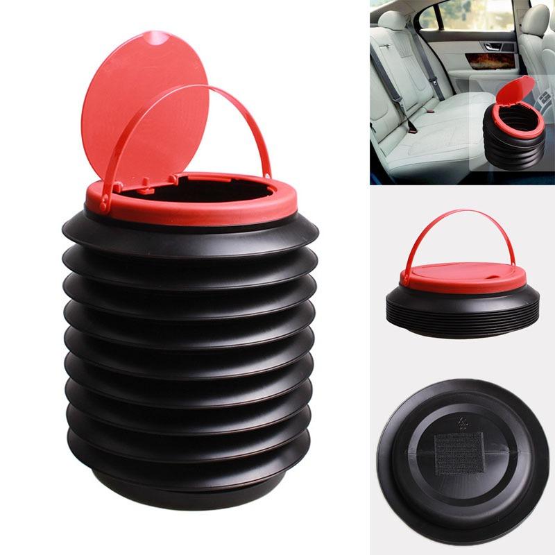 1469 Collapsible Car Dustbin Pop Up Trash Can Foldable Waste Bin Garbage - SkyShopy
