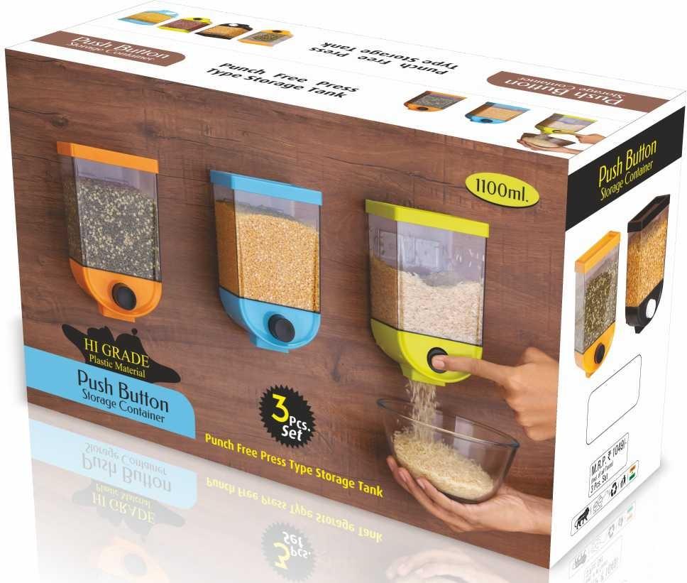 2464 Wall Mounted Grain Storage Box Cereal Dispenser - SkyShopy
