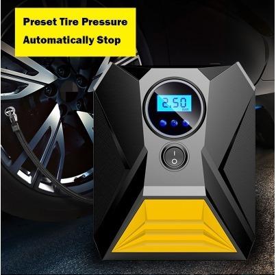 1646 Digital Car Tyre Inflator Portable Air Compressor Pump - DeoDap