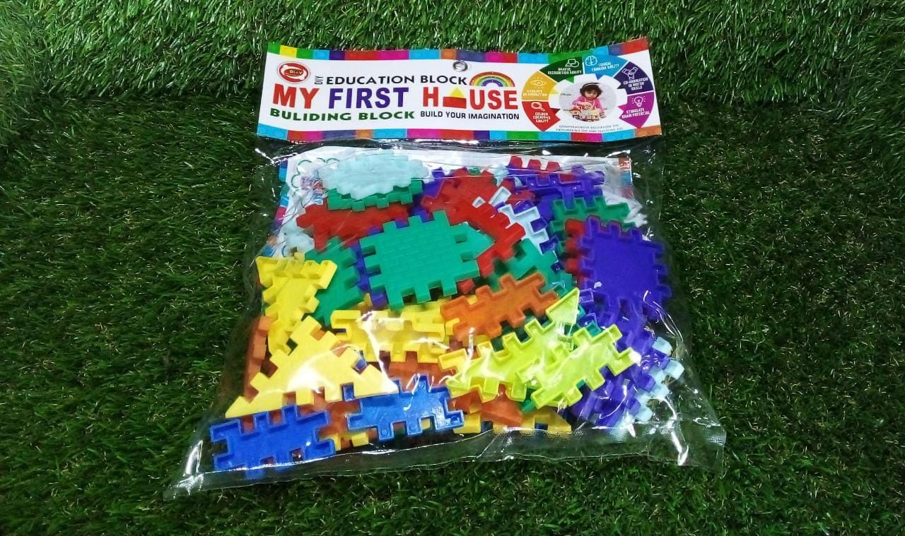 3911 200 Pc House Blocks Toy used in all kinds of household and official places specially for kids and children for their playing and enjoying purposes.