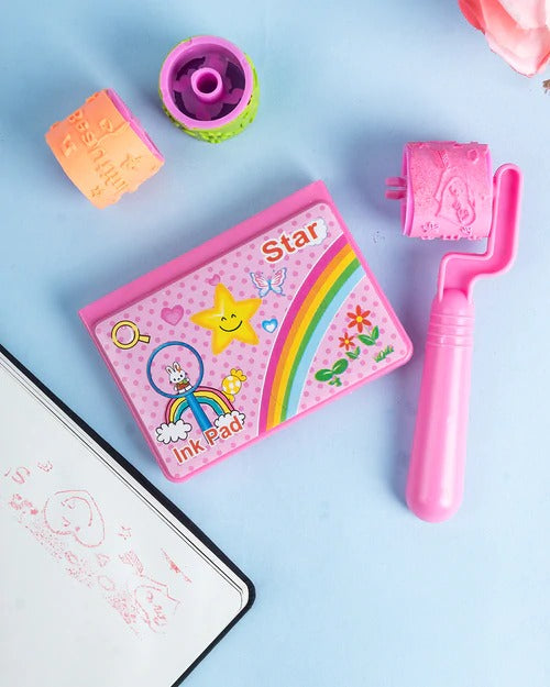 4801 Roller Stamp used in all types of household places by kids and children’s for playing purposes. freeshipping - DeoDap