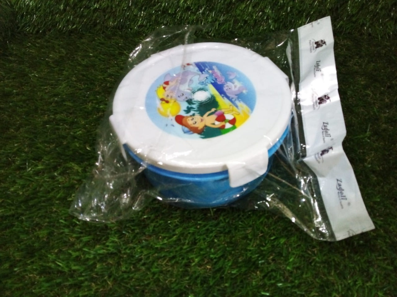 2746 Round Shaped Lunch Box used by various types of peoples for storing their lunch and have a perfect hot meal at anywhere. freeshipping - DeoDap