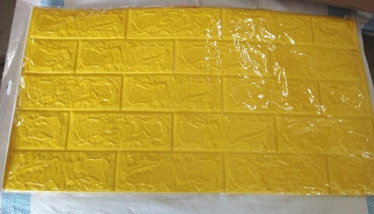 7453 Dark Yellow 3D Wall Decor used for wall decoration and maintaining purposes in all kinds of places like household and official etc.