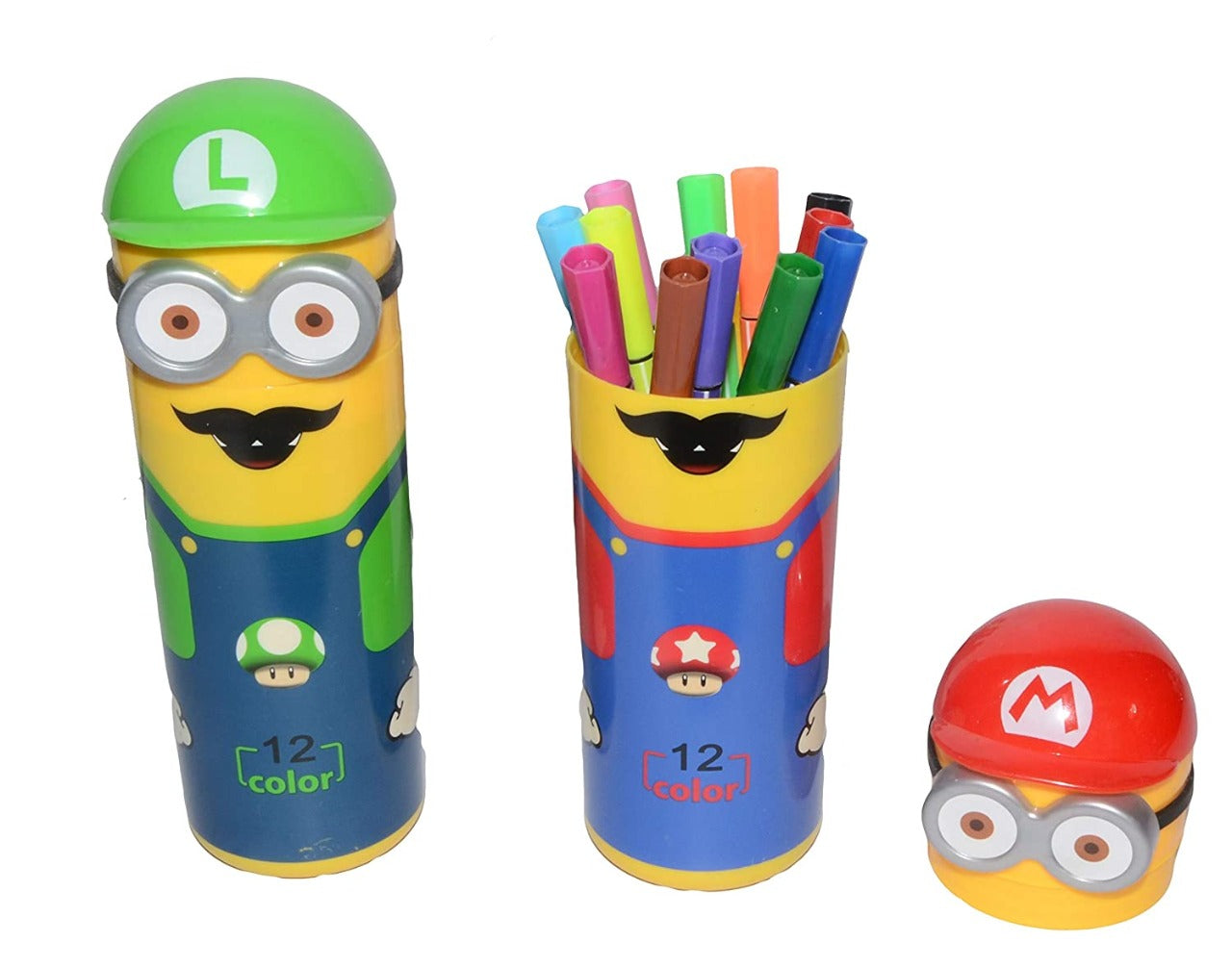 6175 Minions Sketch Pen Set with Attractive Designed Case (Pack of 12) freeshipping - DeoDap