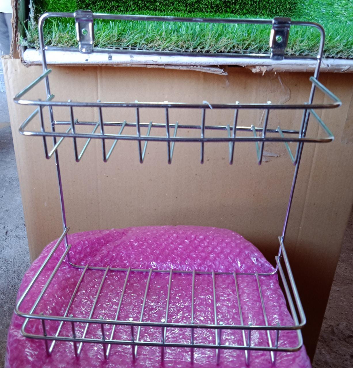 2790 Stainless steel Detergent Stand For Storing Detergent Powders And All. DeoDap