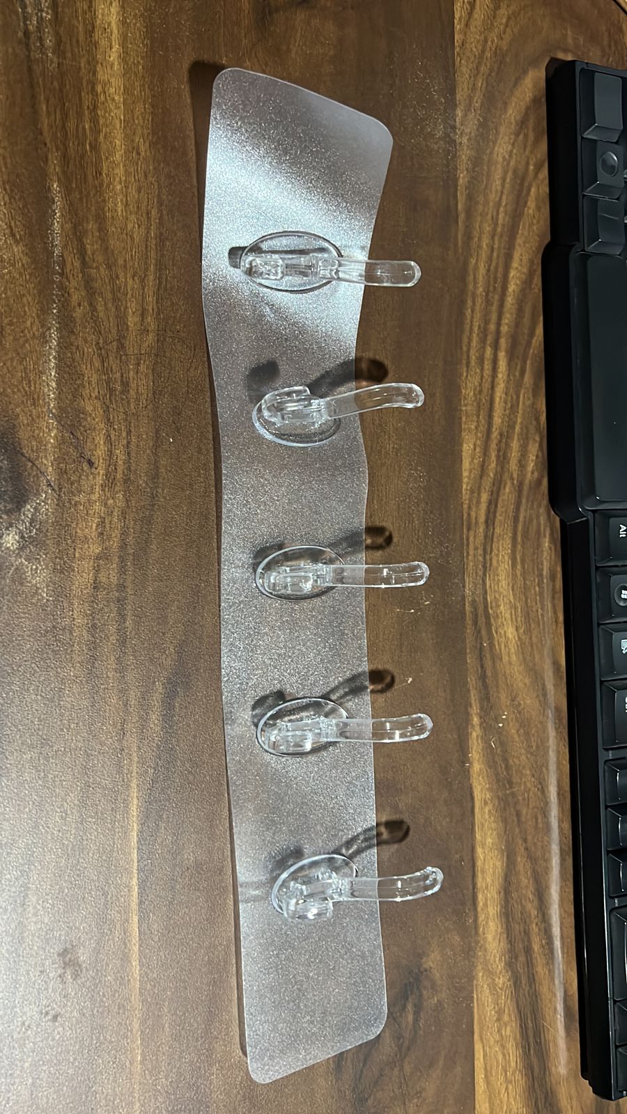 4654A Adhesive Transparent Heavy Duty Wall Hook DeoDap