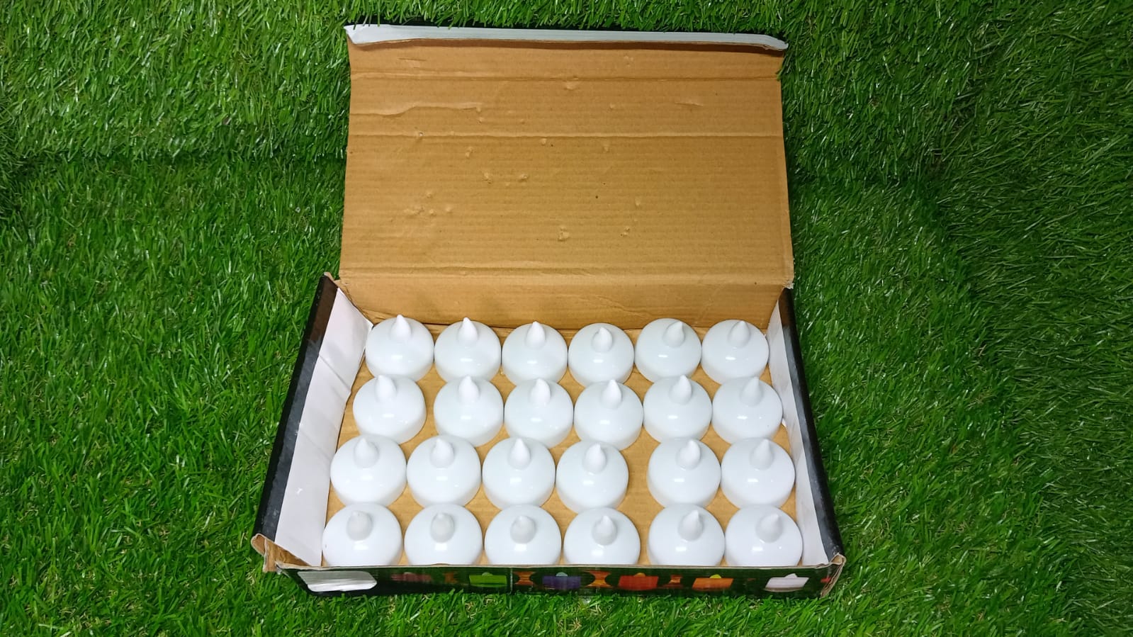 6432 Set of 24 Flameless Floating Candles Battery Operated Tea Lights Tealight Candle - Decorative, Wedding.
