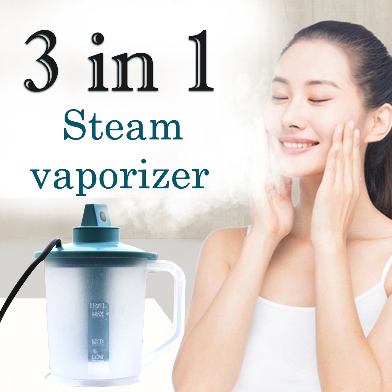 1415  Vaporiser steamer for cough and cold - SkyShopy