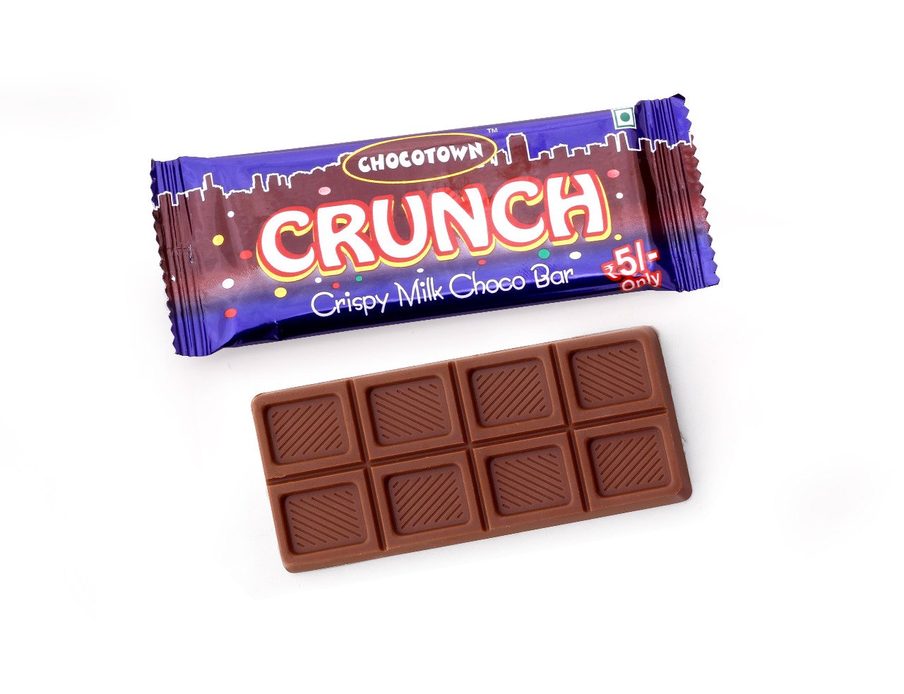 1004 Chocotown Crunch Crispy Milk Chocobar, 15gm - SkyShopy