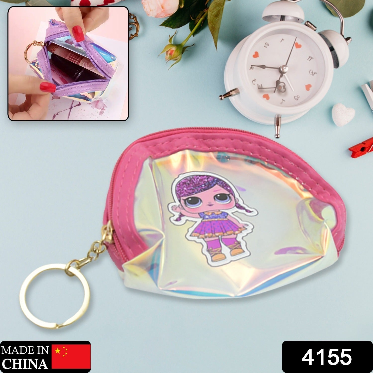 Lovely Baby Girls Kids Mini Flower Zipper Shoulder Messenger Purse Bag Gift  - Walmart.com