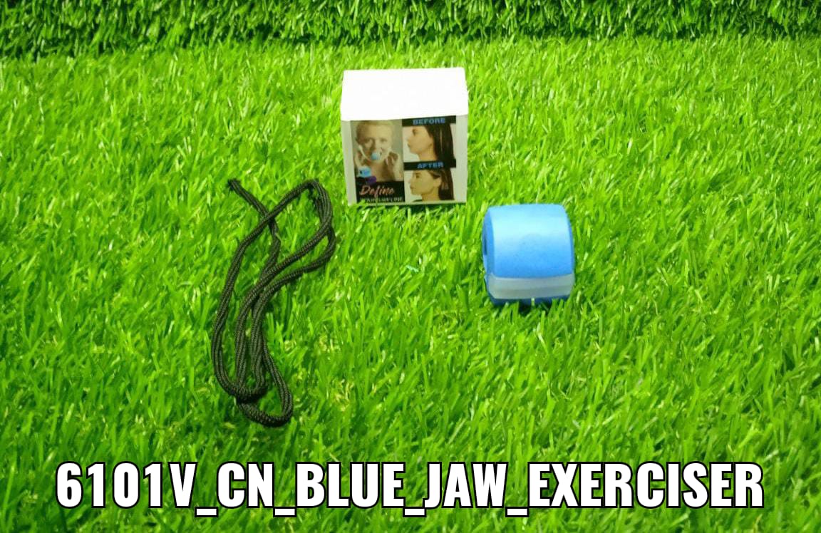 6101 V Cn Blue Jaw Exerciser Used To Gain Sharp And Chiselled Jawline Easily And Fast.