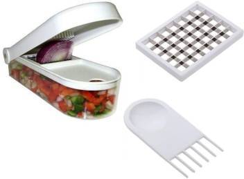 2205 Multipurpose Vegetable & Fruit Chopper Cutter with Cleaning Tool - SkyShopy