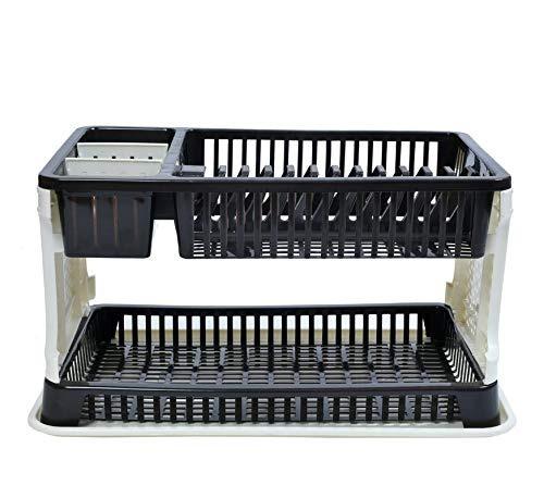 2221 Kitchen Organizer Rack with Water Storing Tray/Dish Rack - SkyShopy