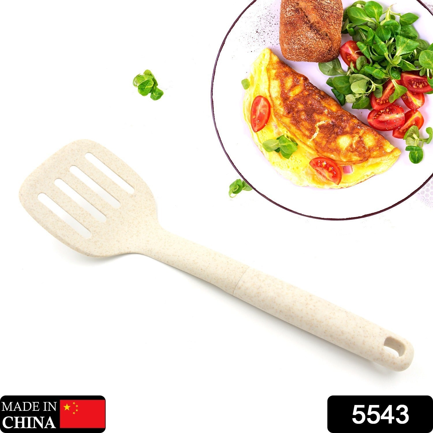 Plastic Kitchen Accessories Skimmer, Spatula Spoon & Soup Spoon Heat Resistant  Non Stick Spoons Kitchen Cookware Items Heat Resistant Plastic Kitchen Utensils for Cooking, BPA FREE Gadgets for Non-Stick Cookware (1 Pc )