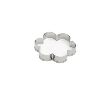 0827 Cookie Cutter Stainless Steel Cookie Cutter with Shape Heart Round Star and Flower (4 Pieces) - SkyShopy